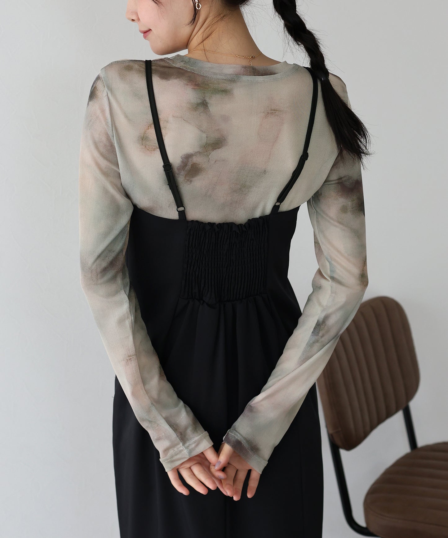 タイダイ柄シアートップス【ネコポス】