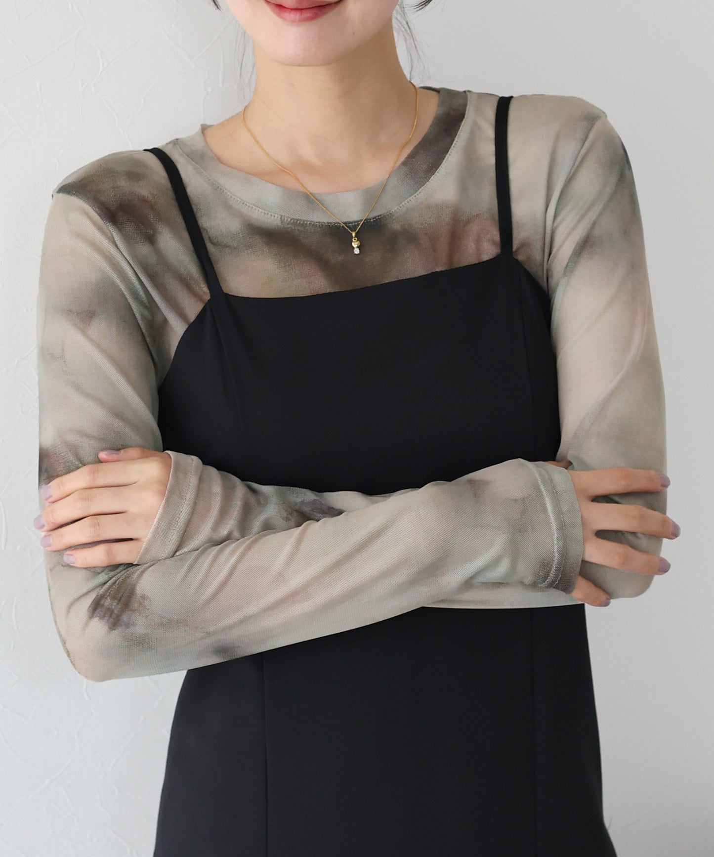 タイダイ柄シアートップス【ネコポス】