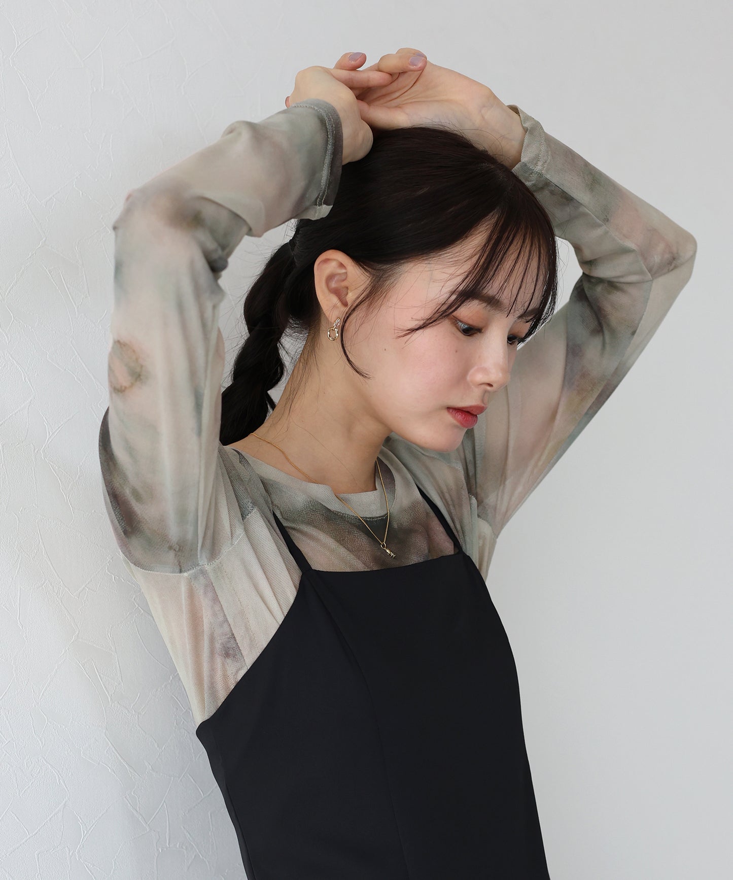 タイダイ柄シアートップス【ネコポス】