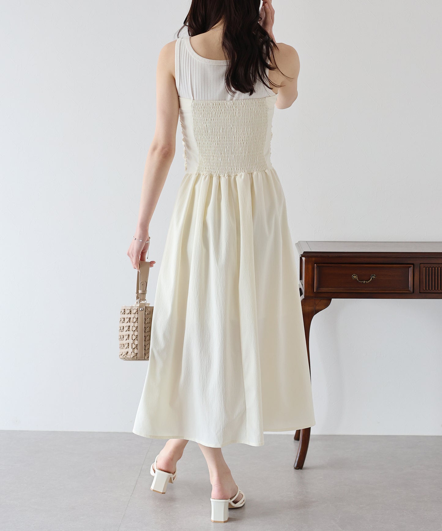 【SALE】タックベアワンピース