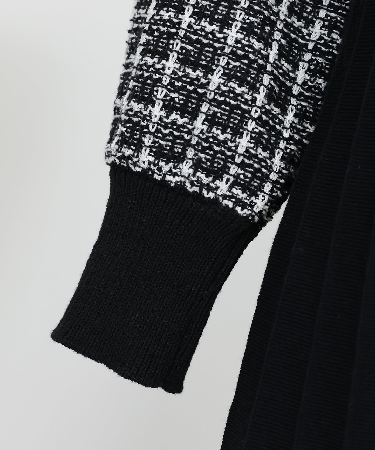 【SALE】ツイードニットワンピース