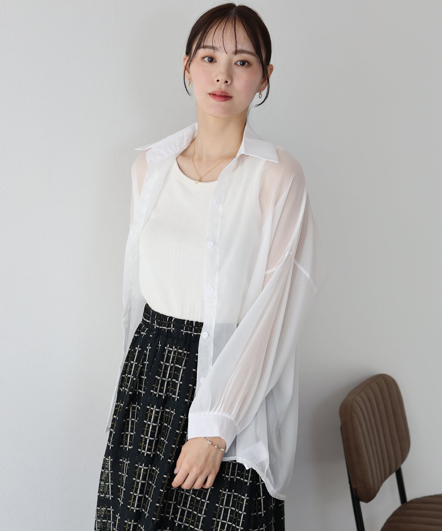 【SALE】シアーシャツ【ネコポス】