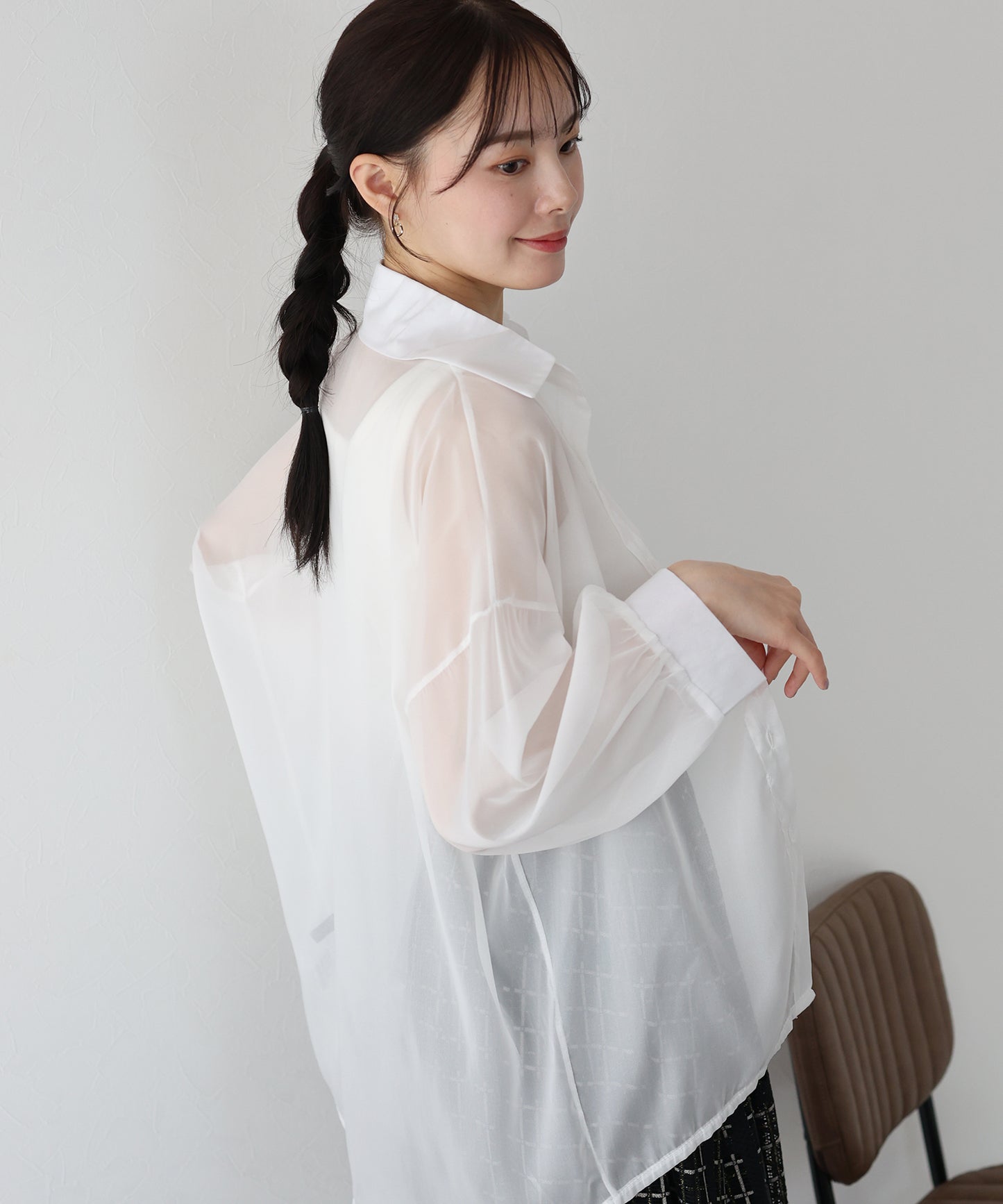 【SALE】シアーシャツ【ネコポス】