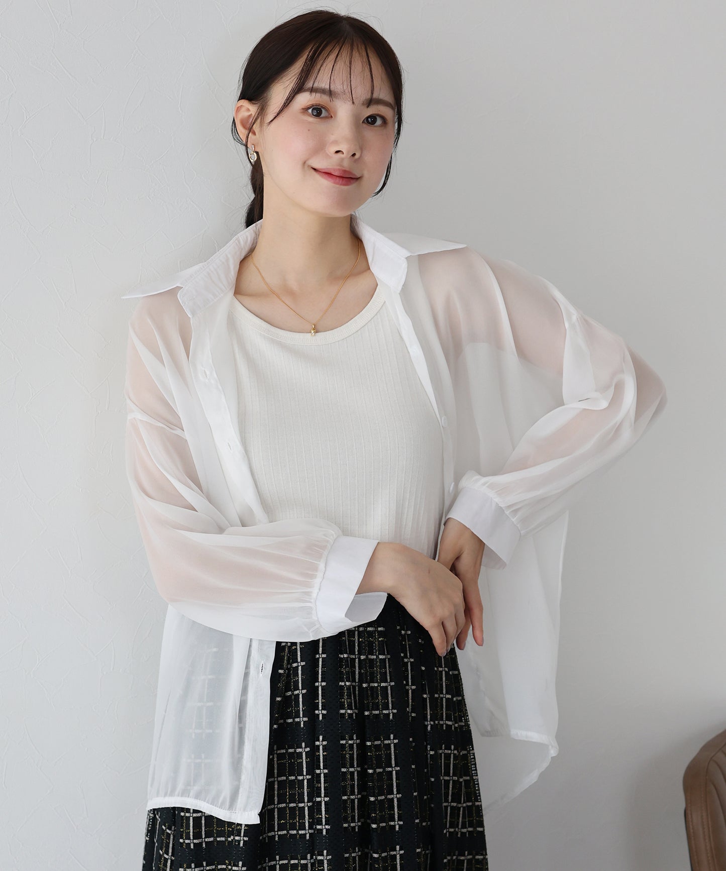 【SALE】シアーシャツ【ネコポス】