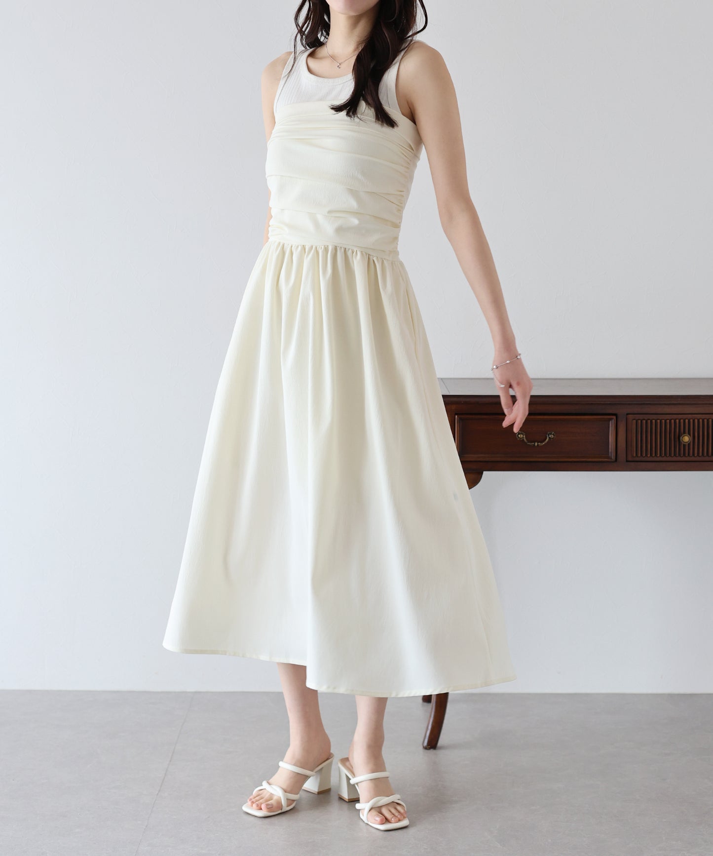 【SALE】タックベアワンピース