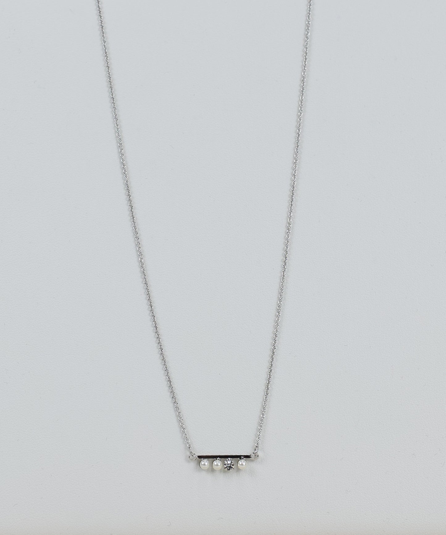 【早割5%OFF】パールビジューバーネックレス / ニッケルフリー【ネコポス】