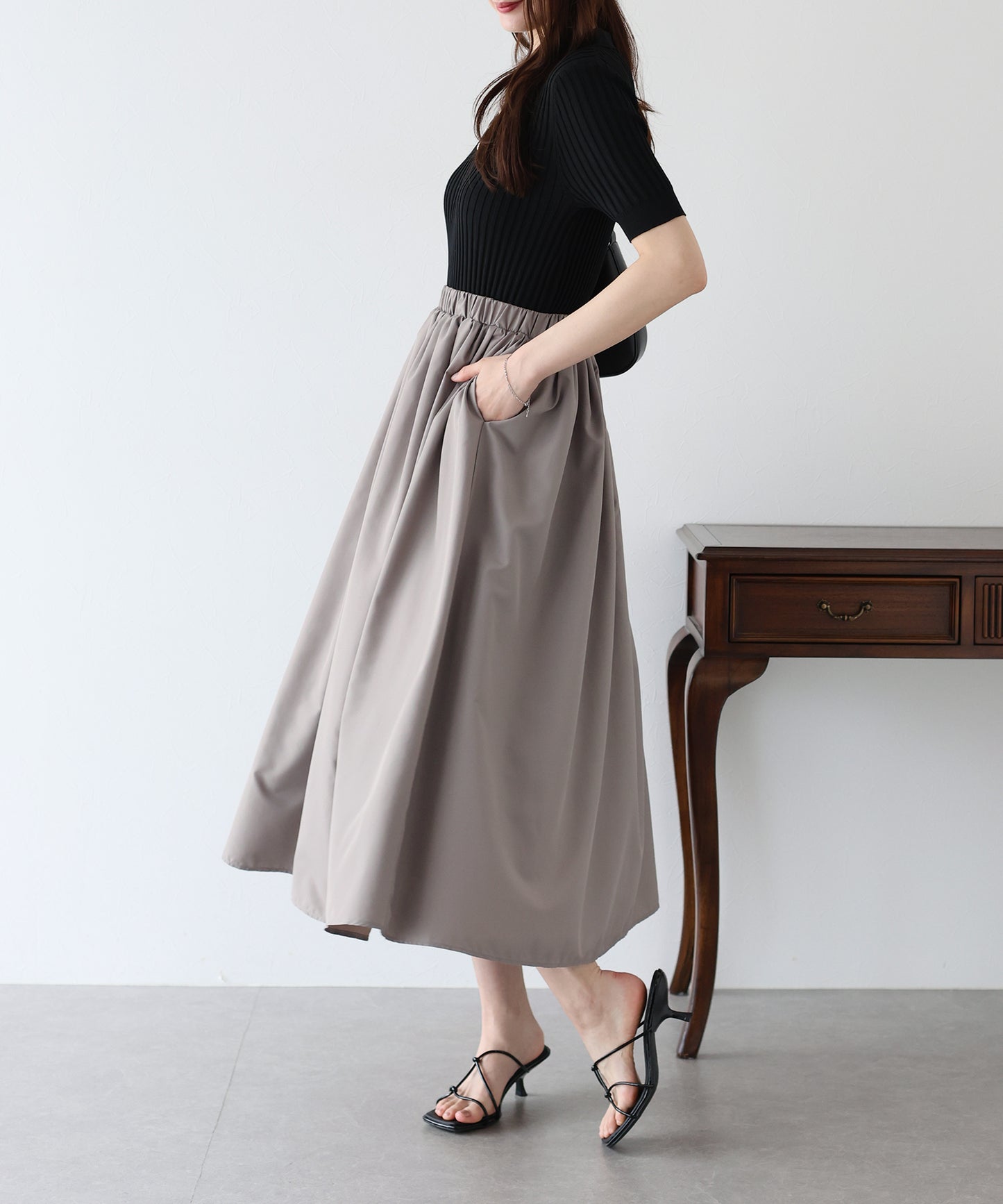 【SALE】ポロニットドッキングワンピース