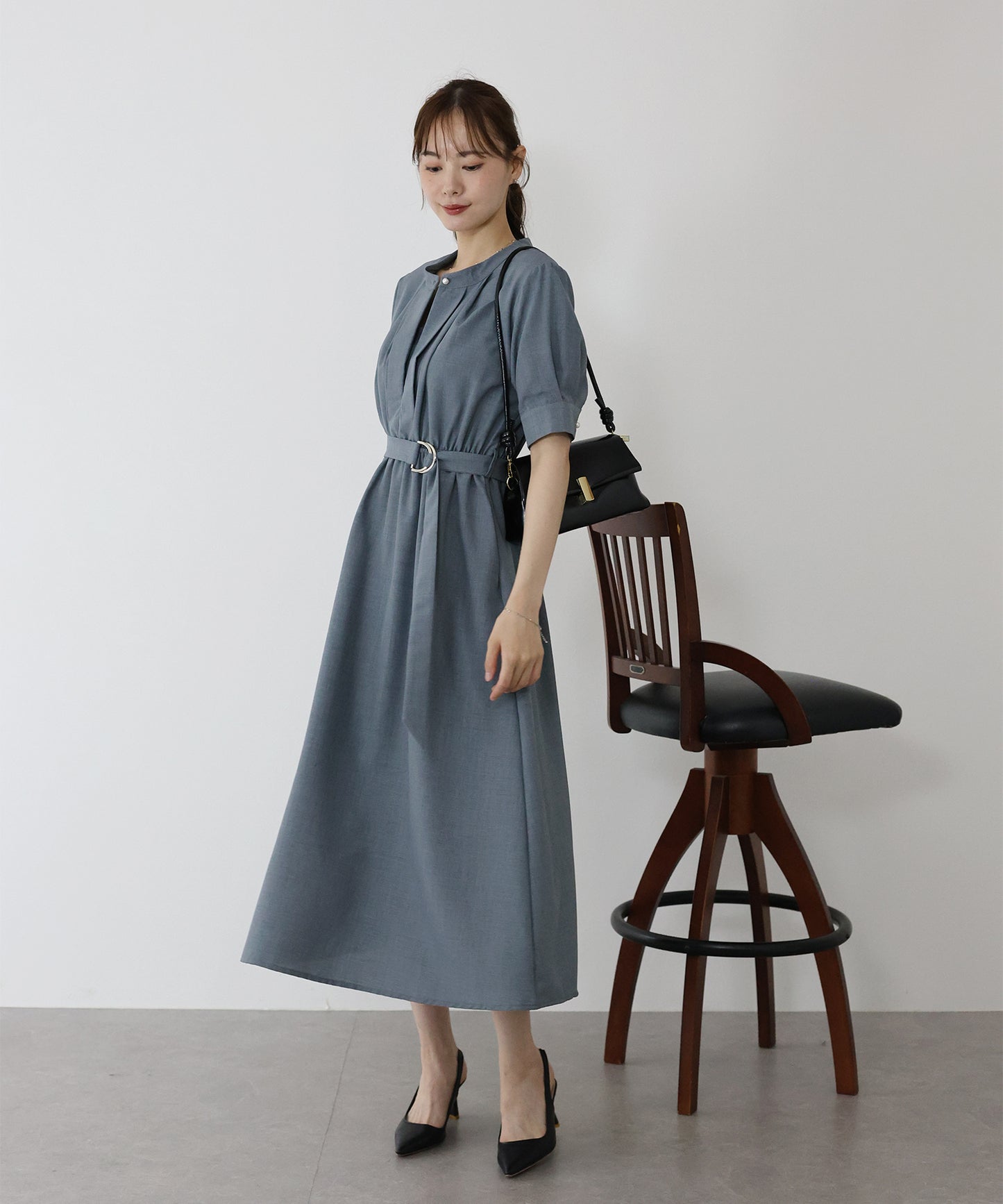 【TIME SALE】2WAYフロントタックワンピース