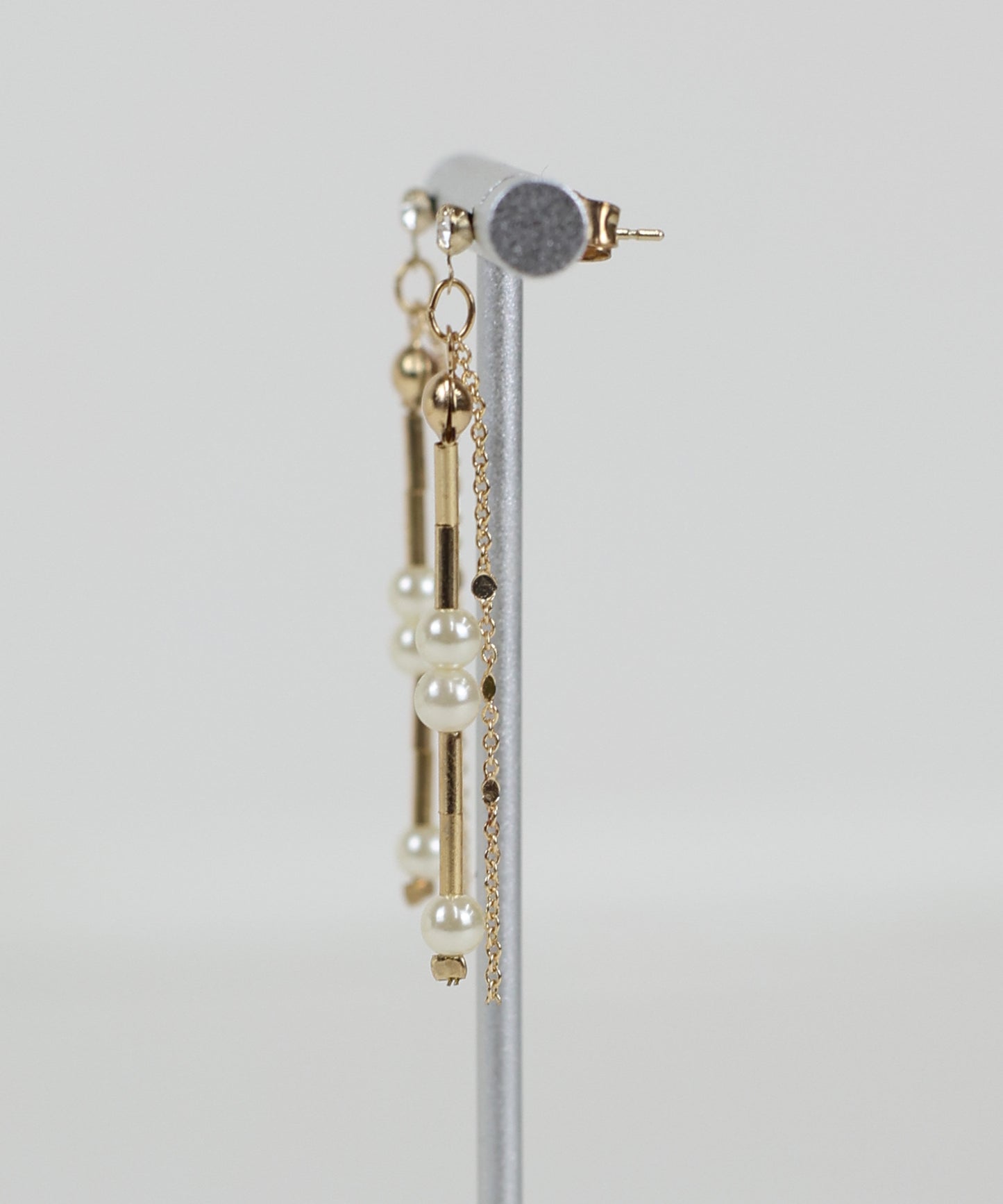 【早割5%OFF】パールロングチェーンピアス【ネコポス】