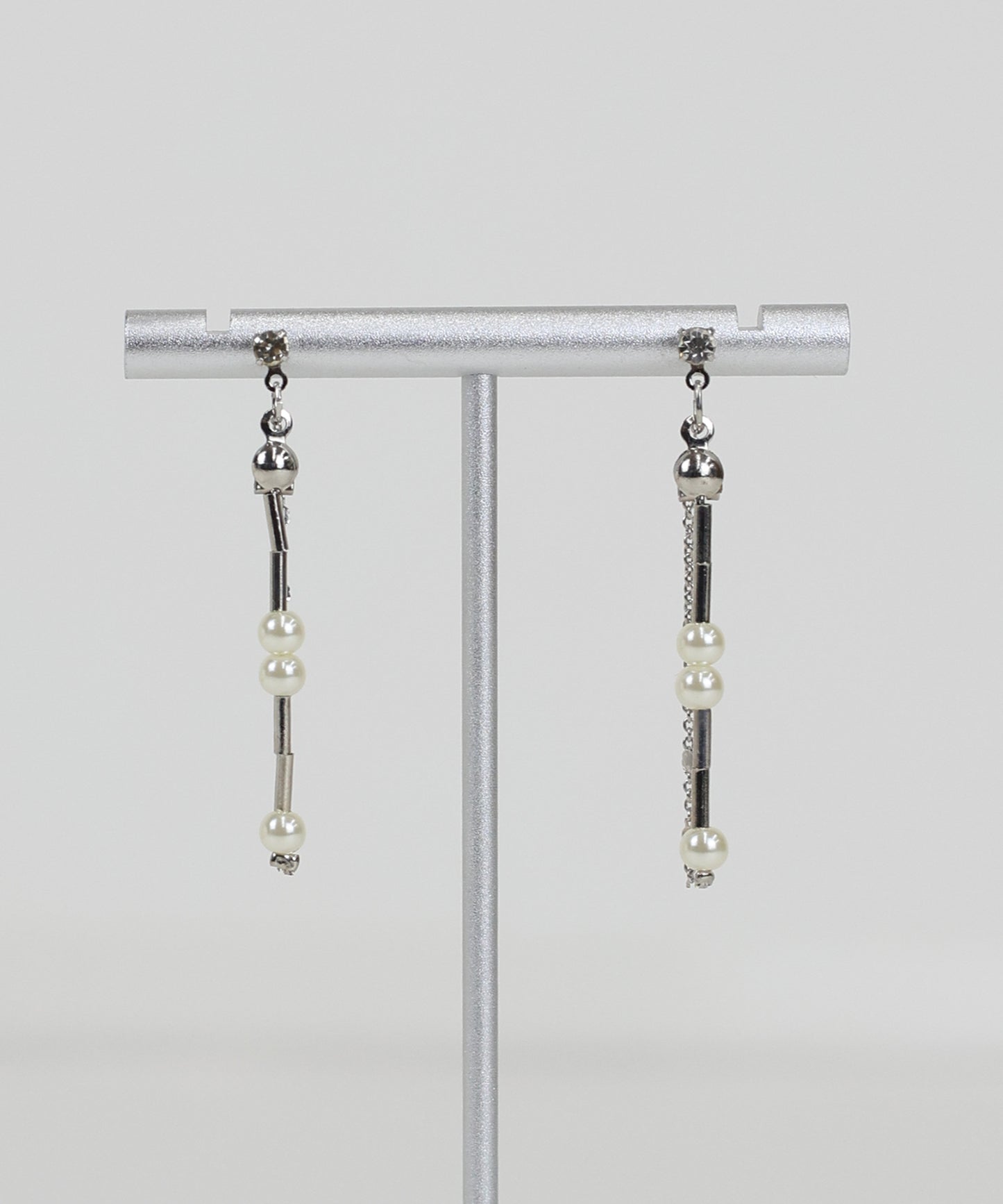 【早割5%OFF】パールロングチェーンピアス【ネコポス】