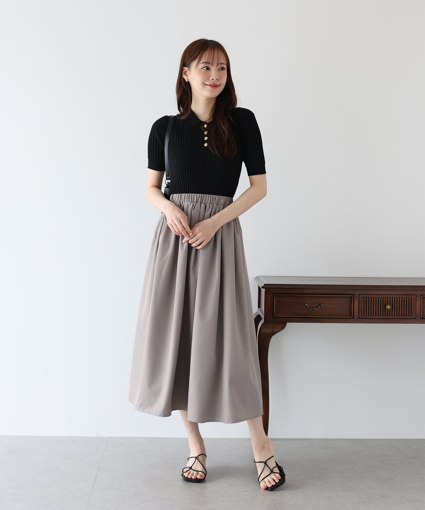 【SALE】ポロニットドッキングワンピース