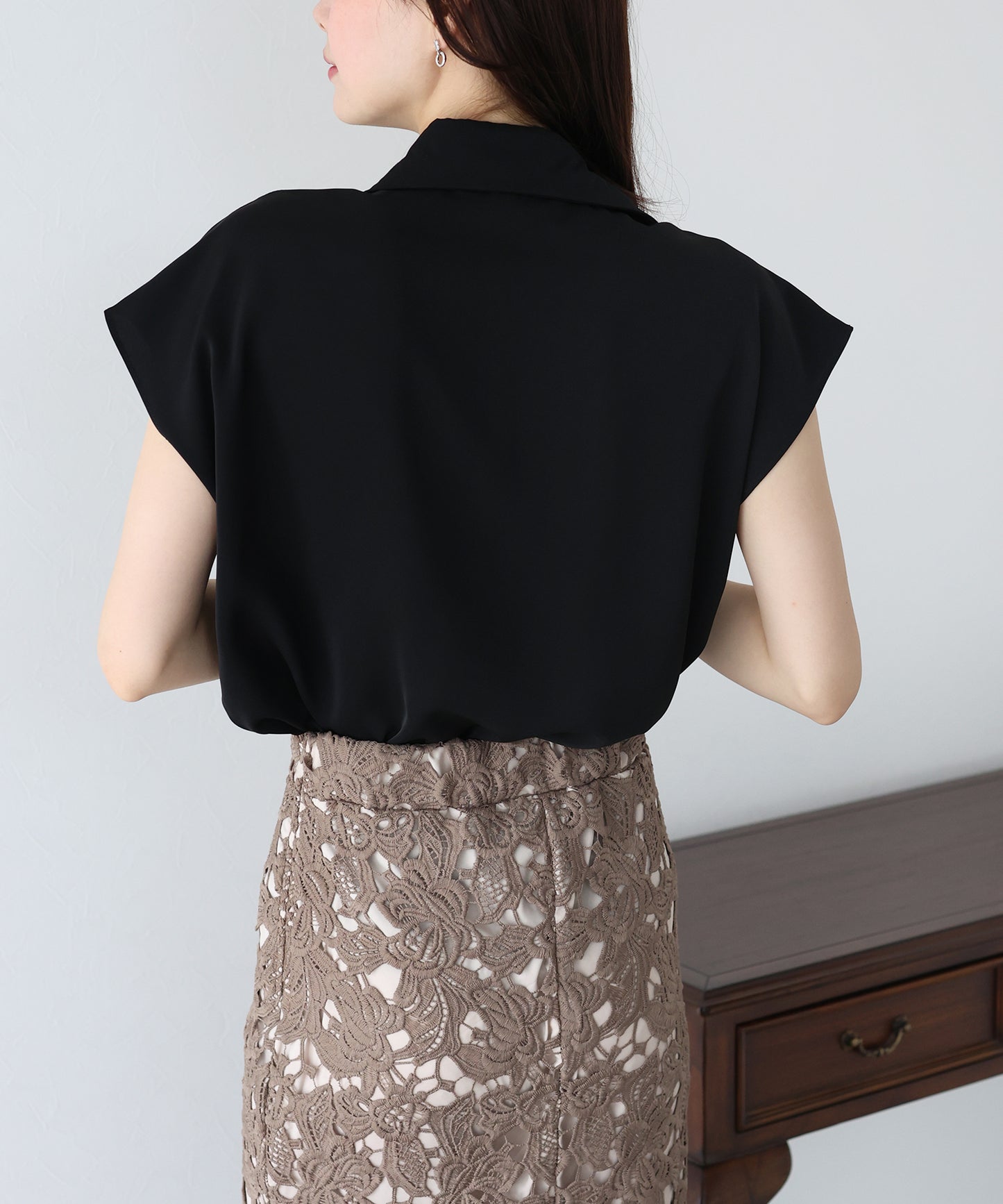 【TIME SALE】フレンチスリーブシャツ【ネコポス】