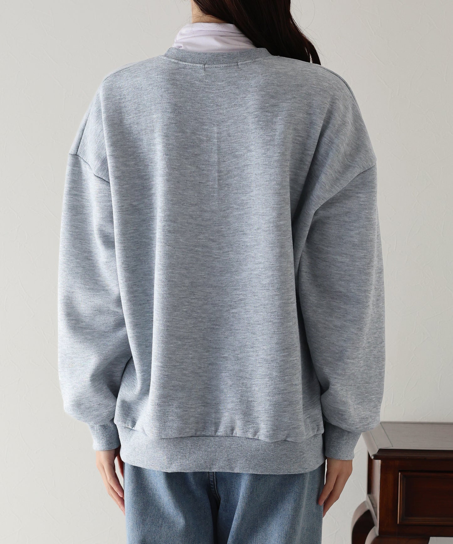 【TIME SALE】裏起毛刺繍スウェット