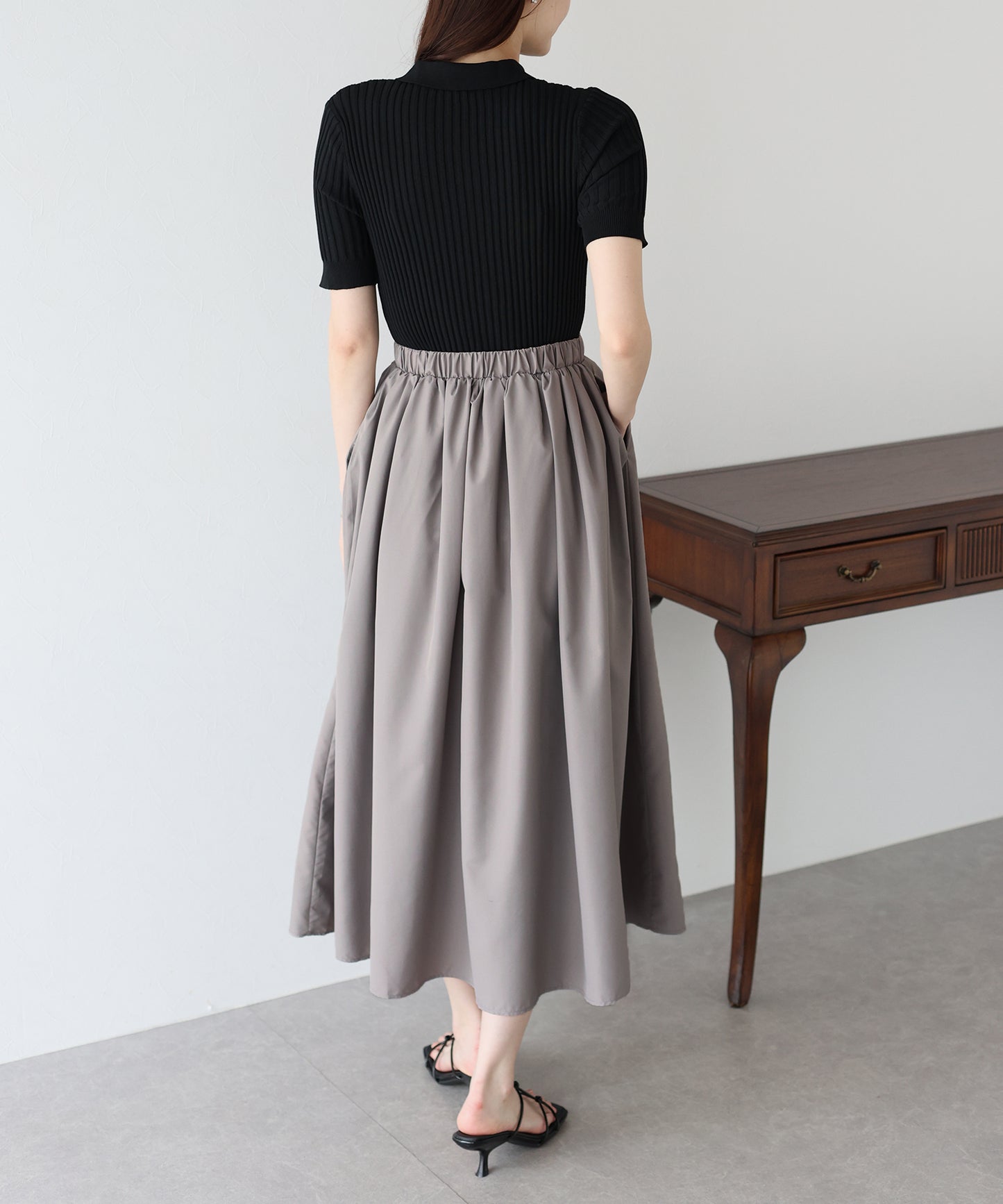 【SALE】ポロニットドッキングワンピース