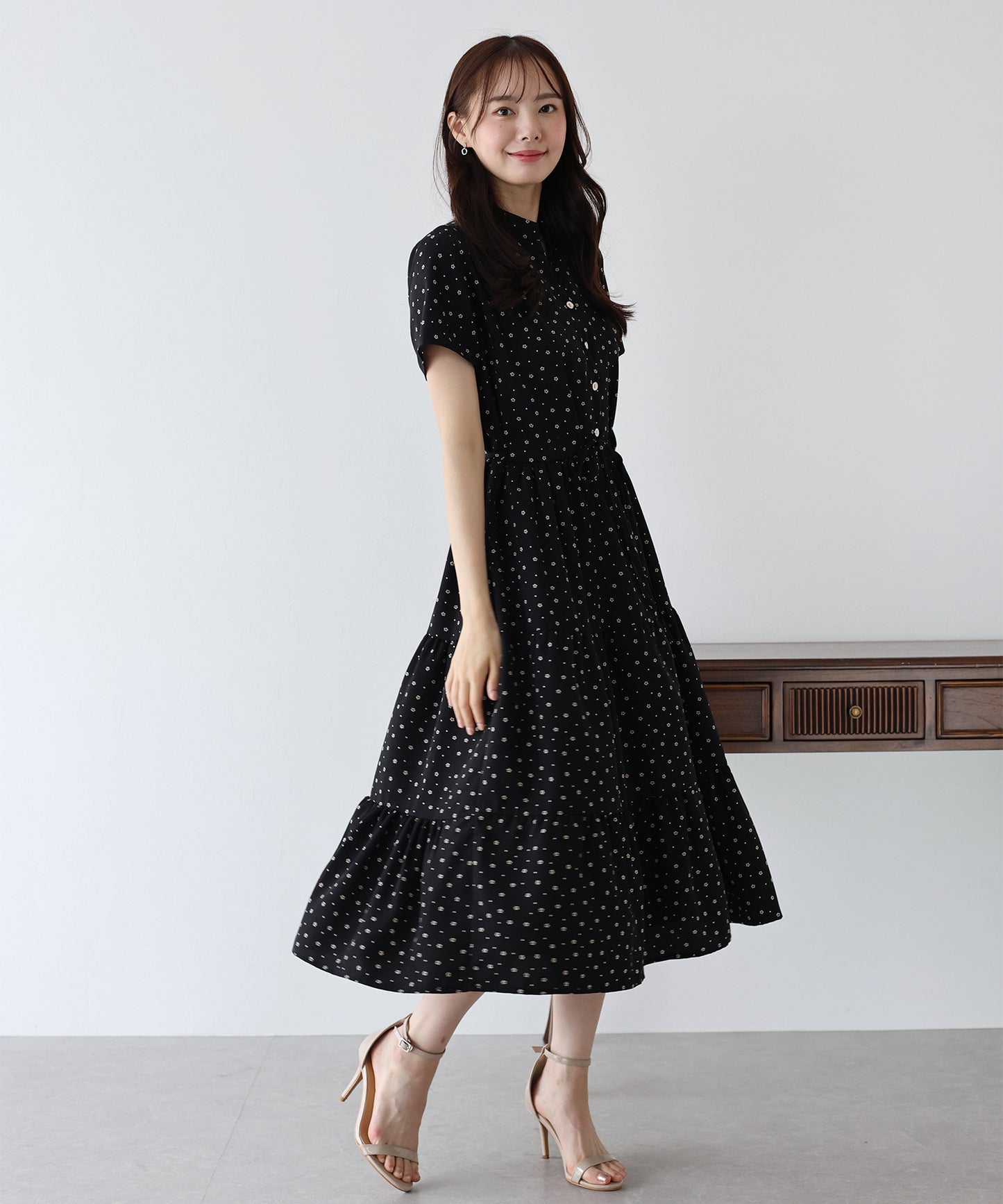 【TIME SALE】【接触冷感】無地&アソート花柄ワンピース