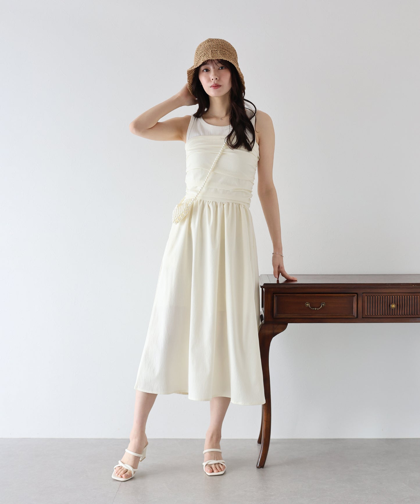 【SALE】タックベアワンピース