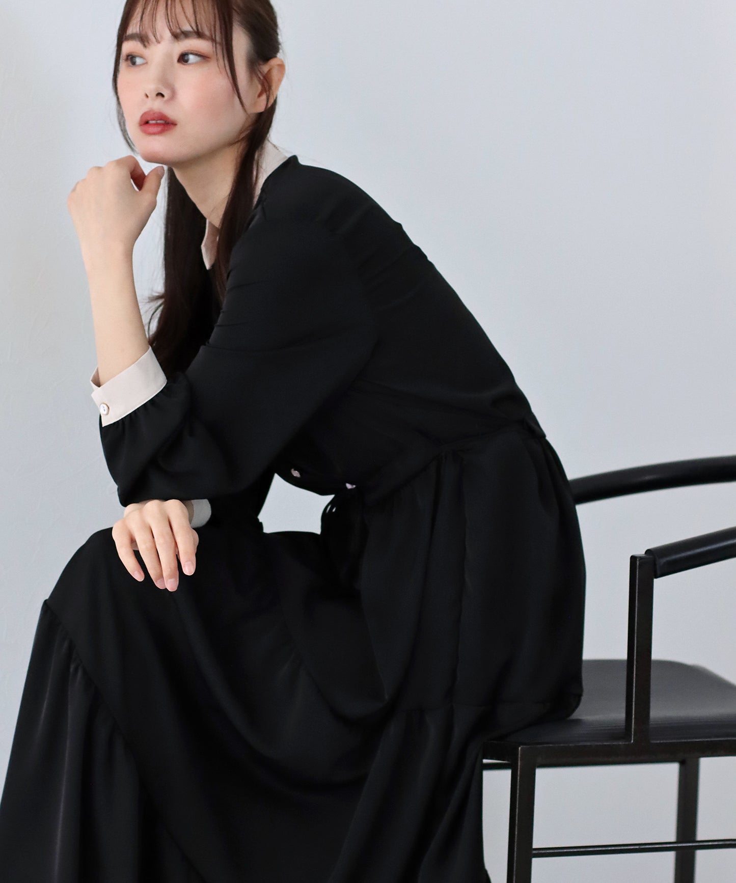【TIME SALE】ティアードワンピース