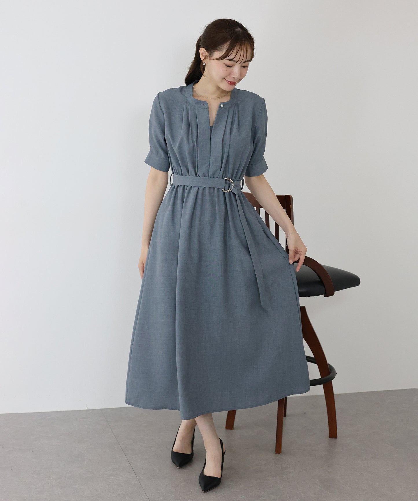 【TIME SALE】2WAYフロントタックワンピース