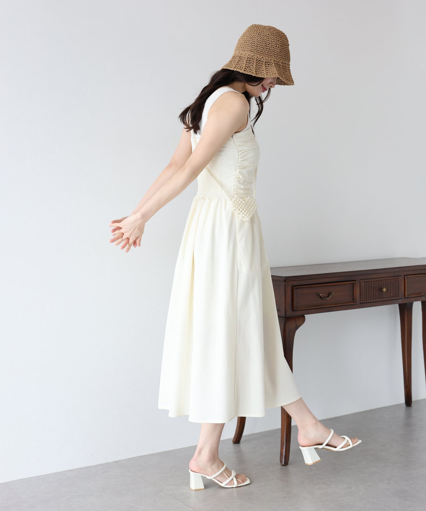 【SALE】タックベアワンピース