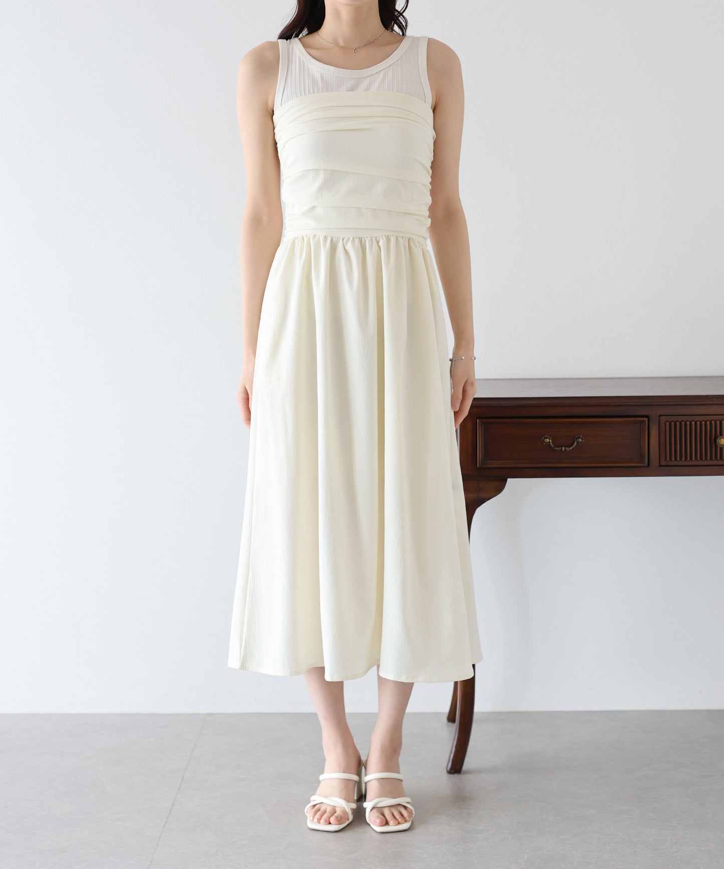 【SALE】タックベアワンピース