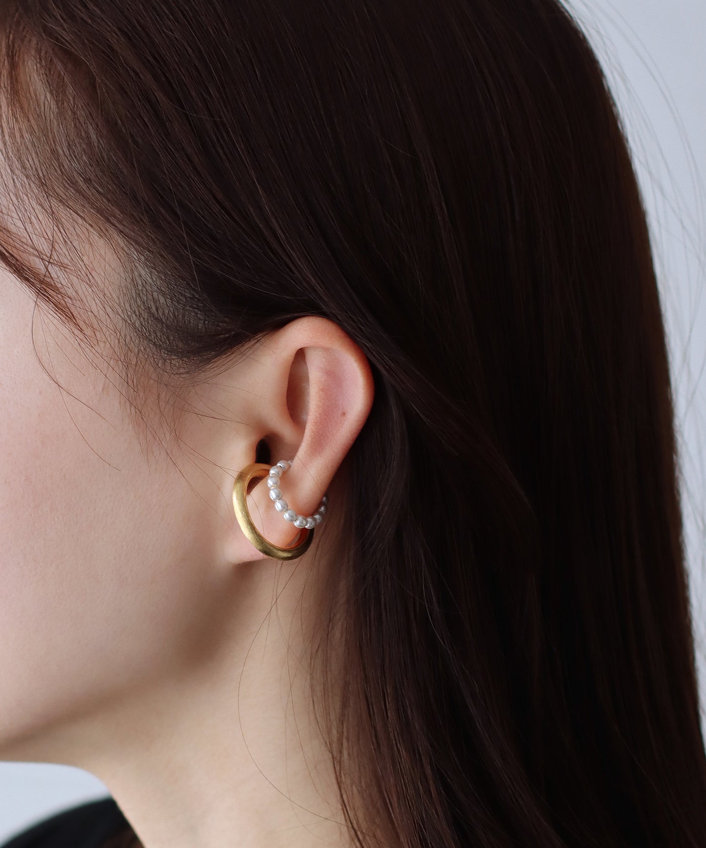 2連パールラインイヤーカフ【ネコポス】