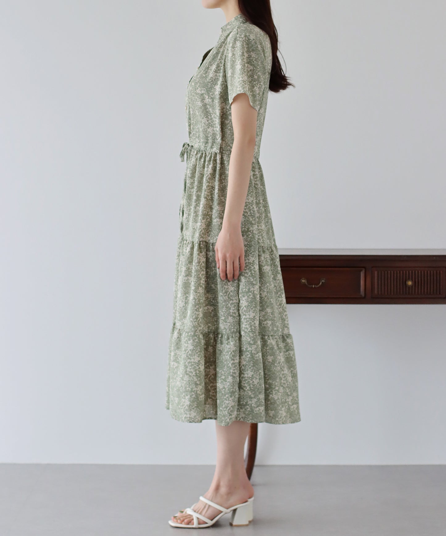 【TIME SALE】【接触冷感】無地&アソート花柄ワンピース