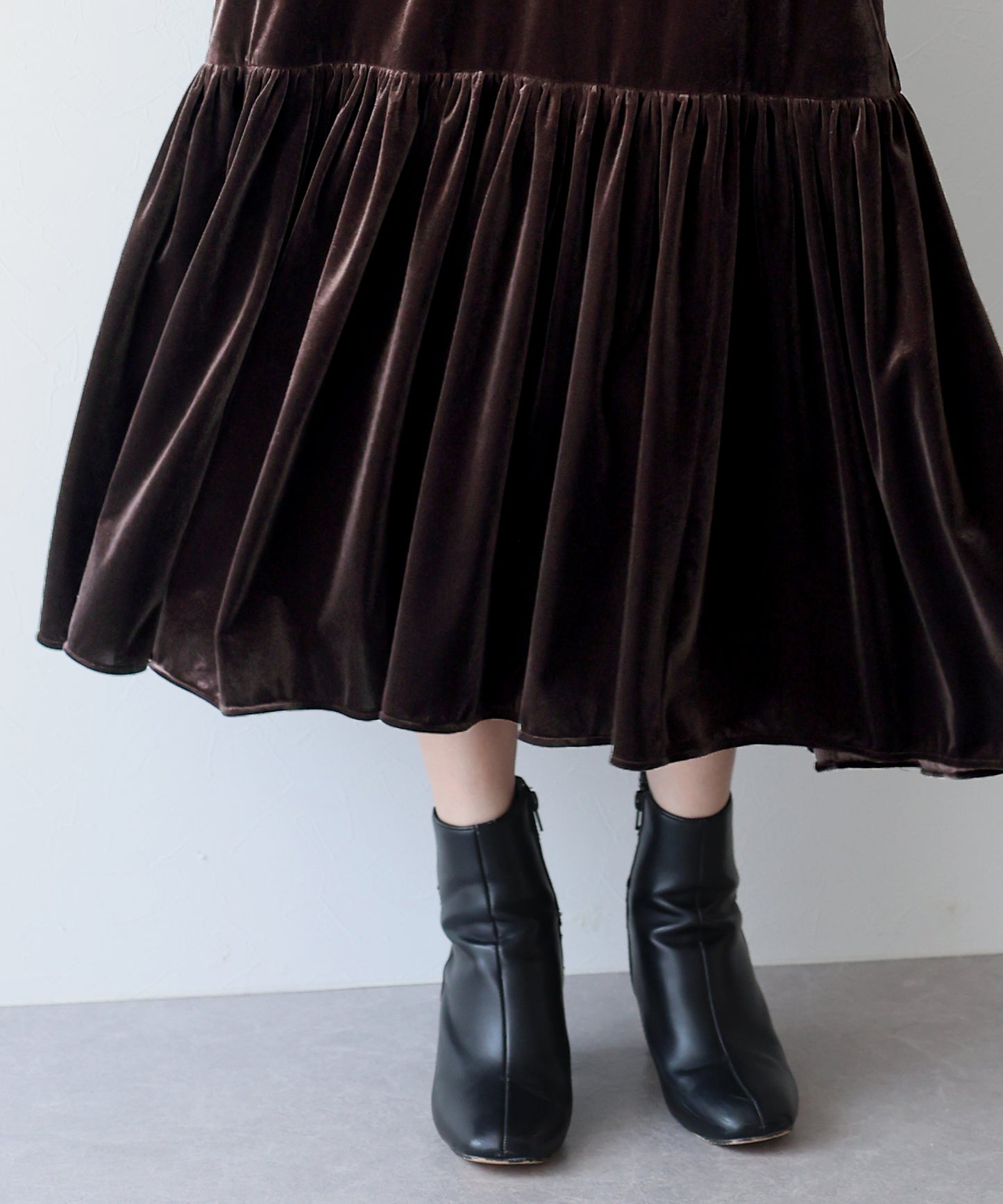 【SALE】ベロアジャンパースカート