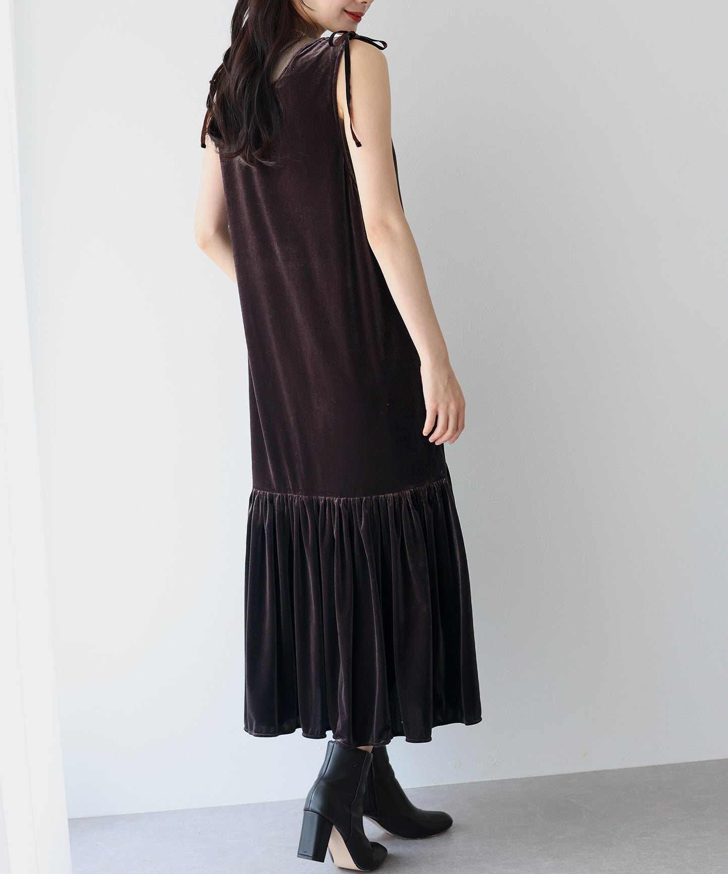 【SALE】ベロアジャンパースカート