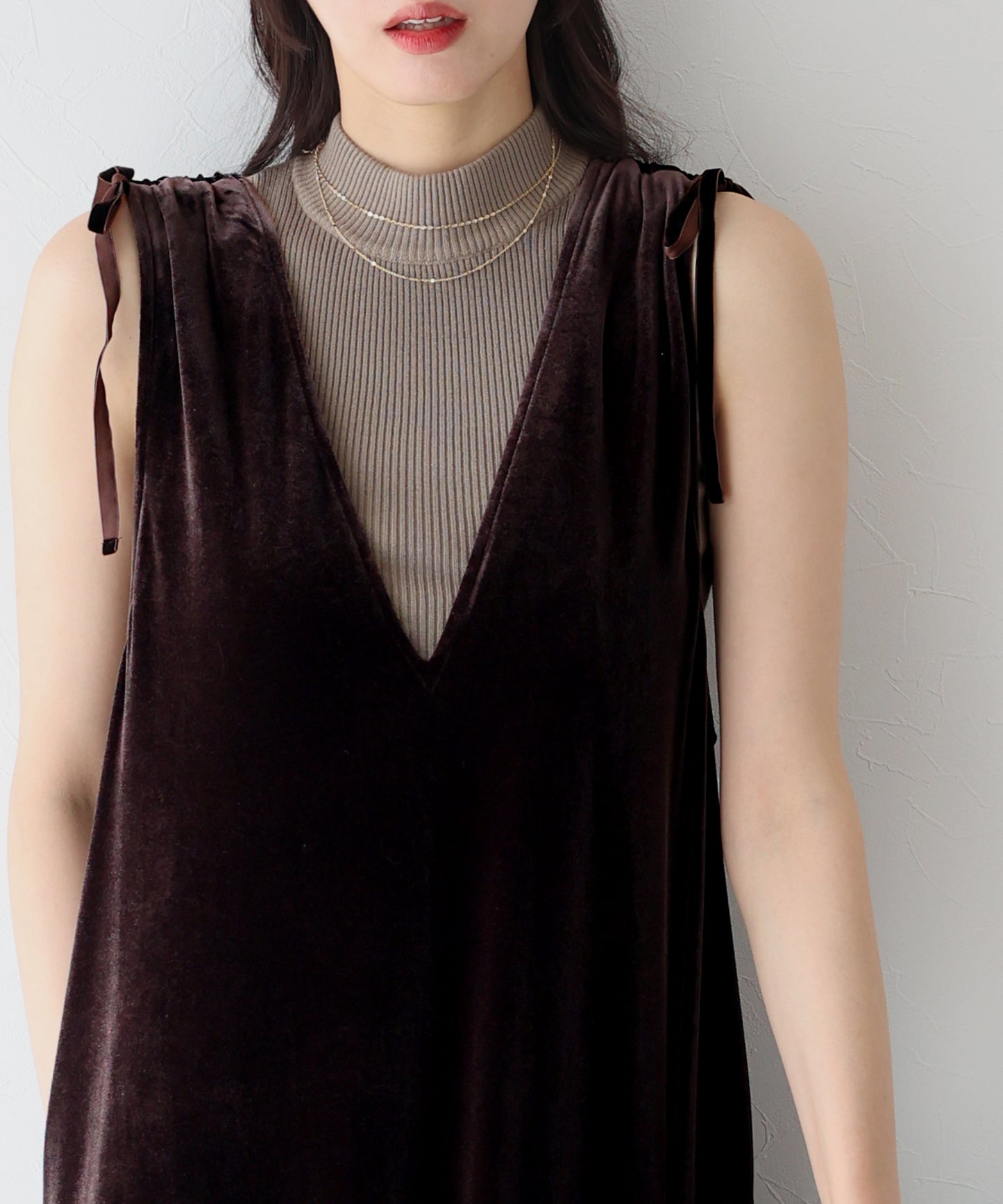 【SALE】ベロアジャンパースカート