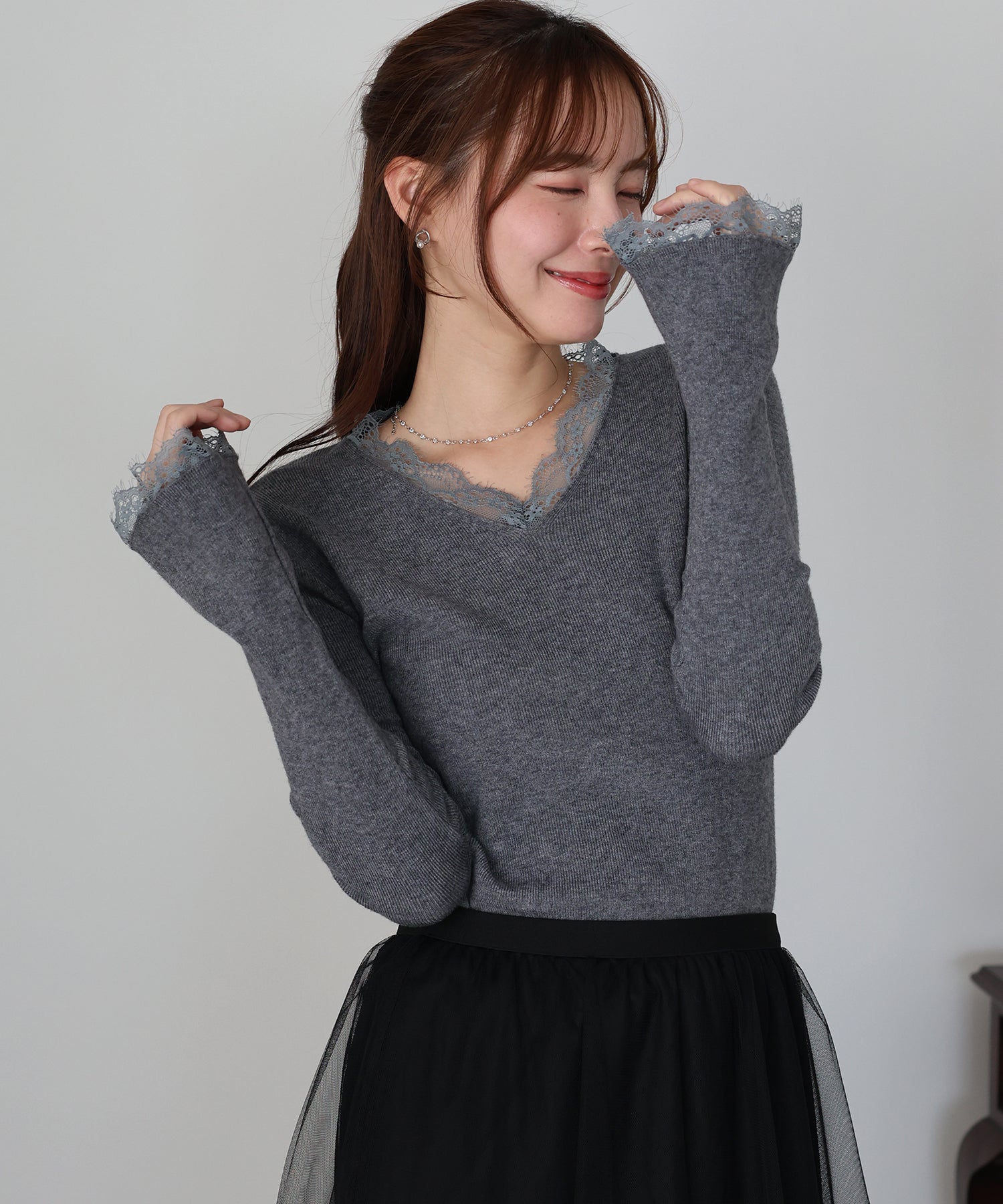 レースドッキングニット – BLUE ONLINE