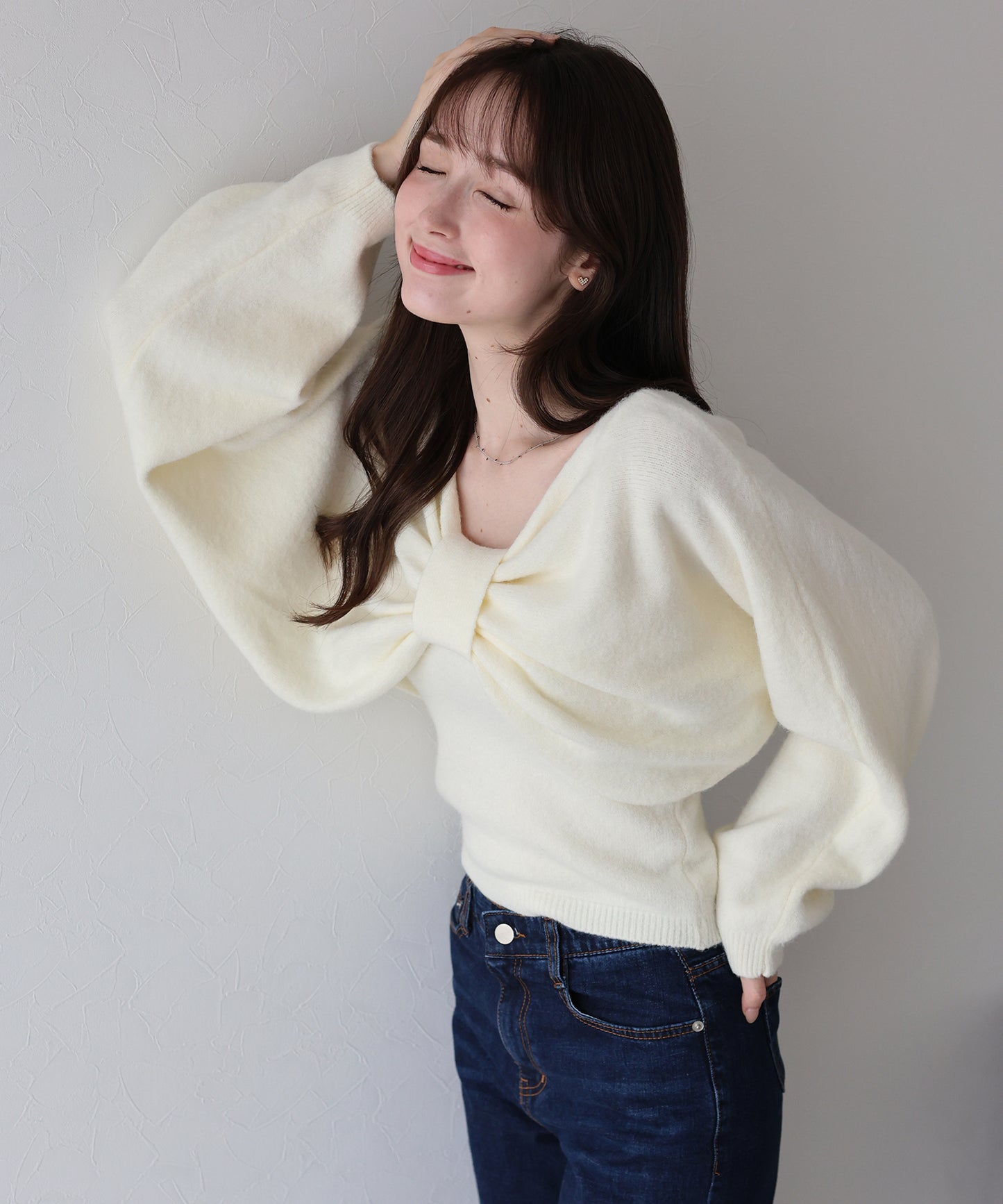 【早割5%OFF】リボンショートニットセット