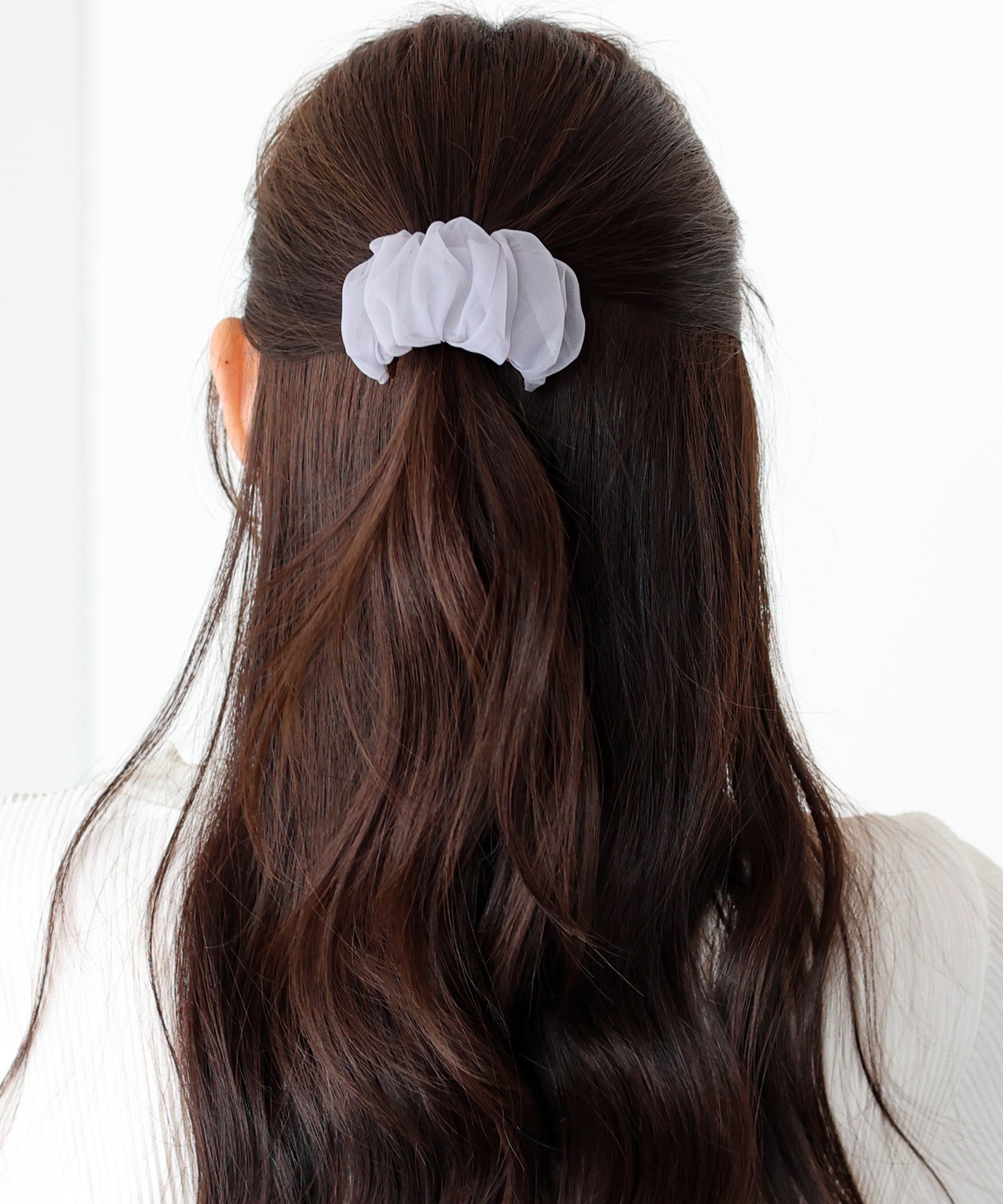 ギャザーオーガンジーヘアカフ
