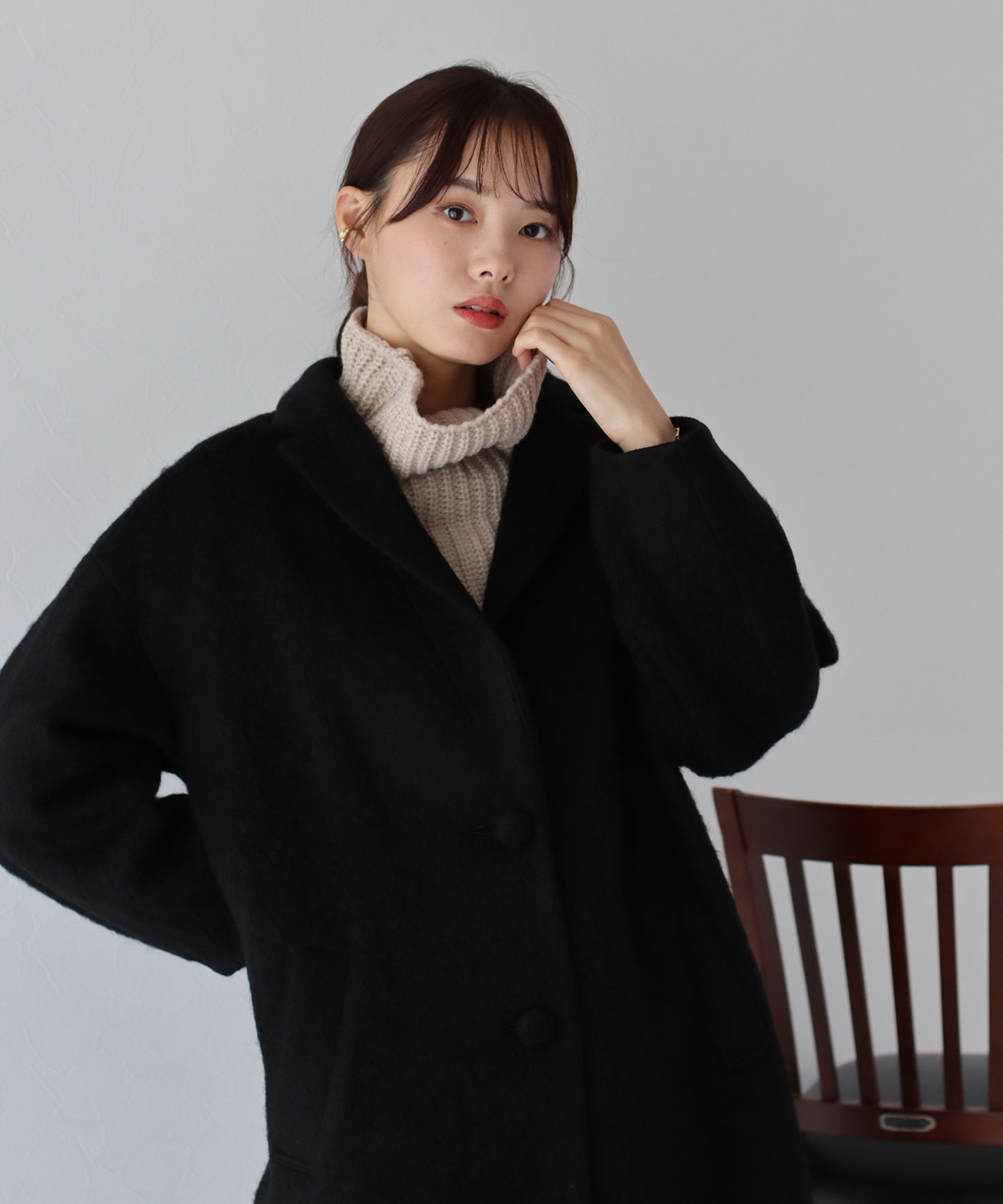 【SALE】ワイドリブネックウォーマー