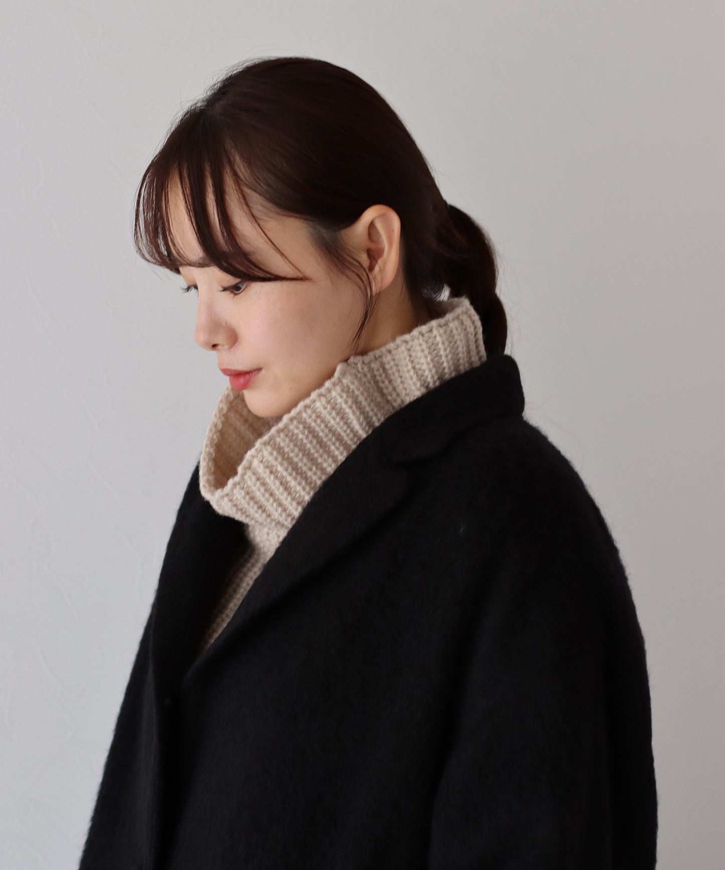 【SALE】ワイドリブネックウォーマー