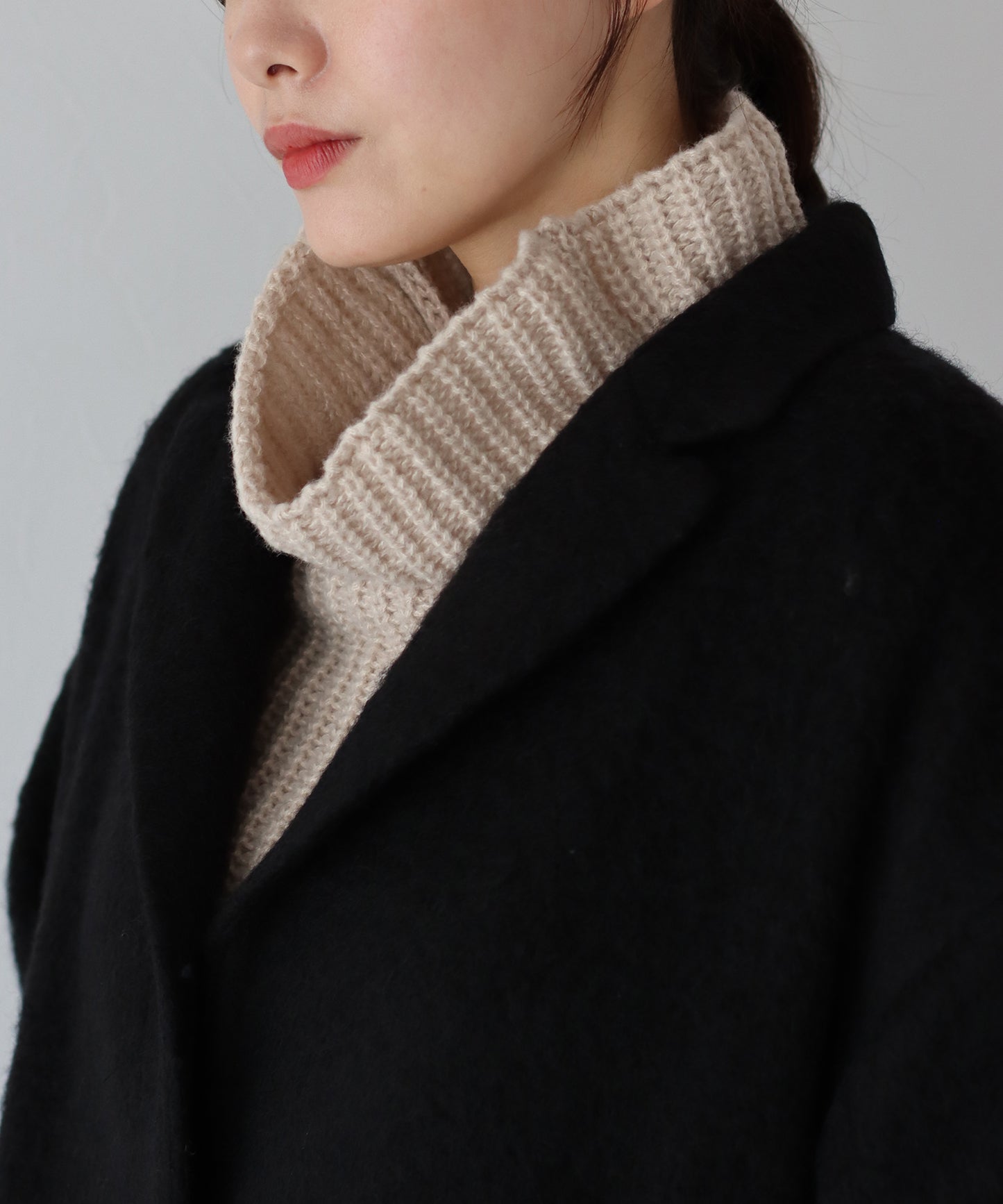 【SALE】ワイドリブネックウォーマー