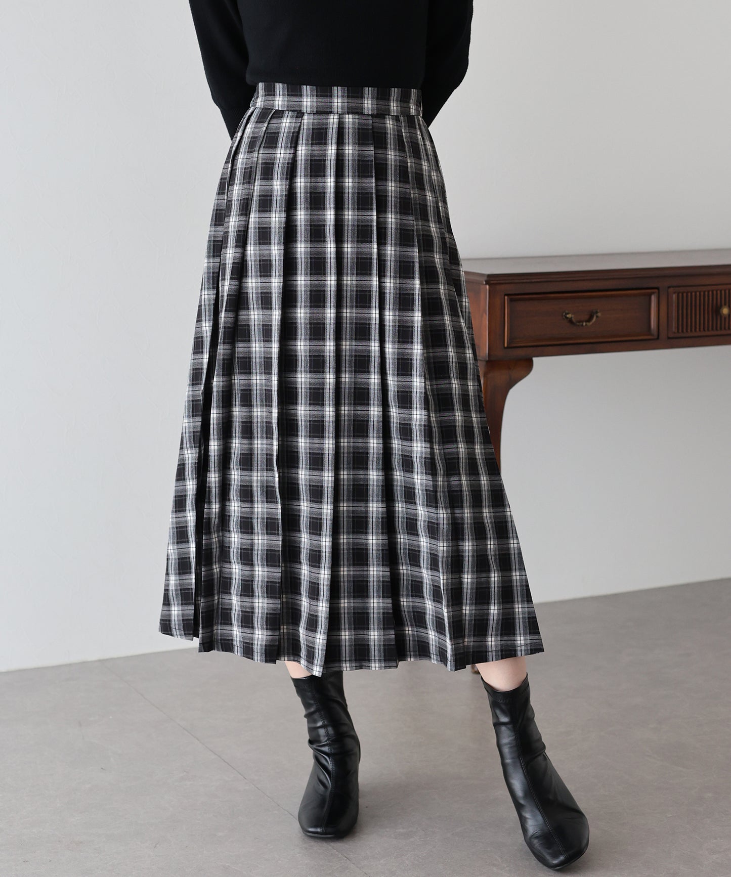 【早割5%OFF】ロングプリーツスカート