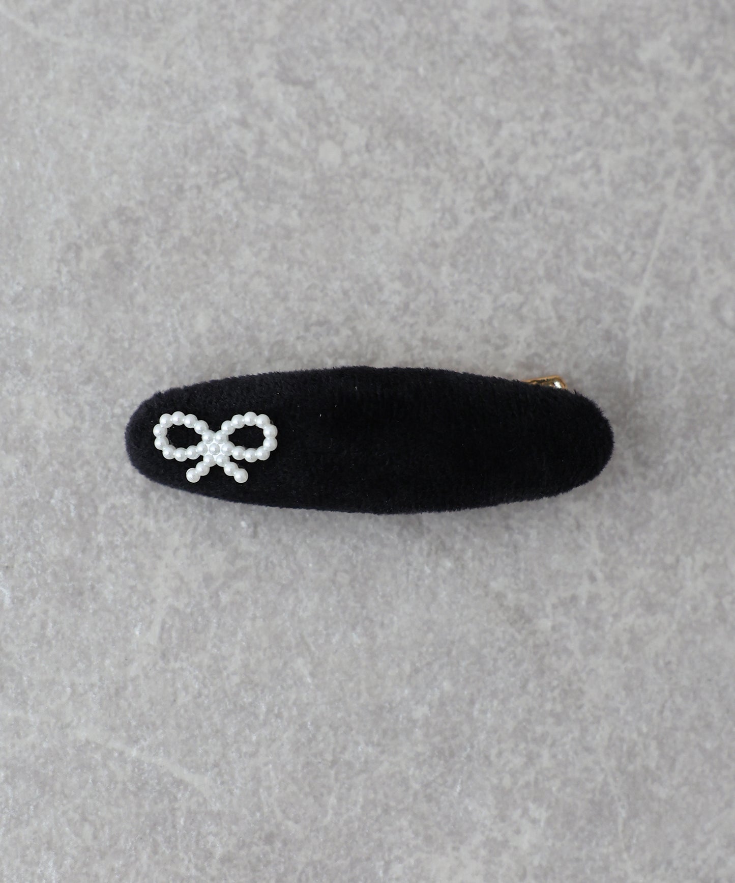 パールリボンベロアピン【ネコポス】