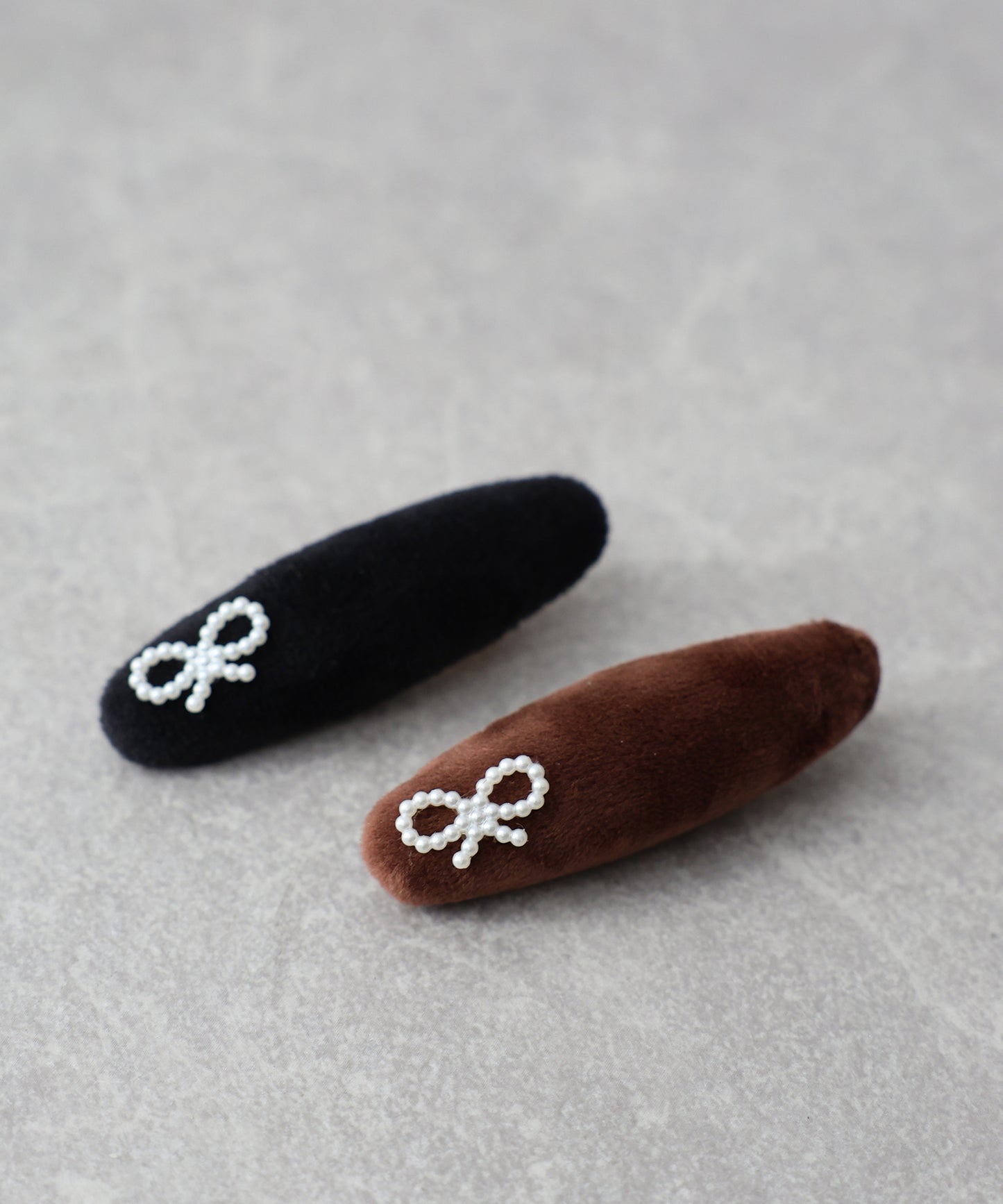 パールリボンベロアピン【ネコポス】