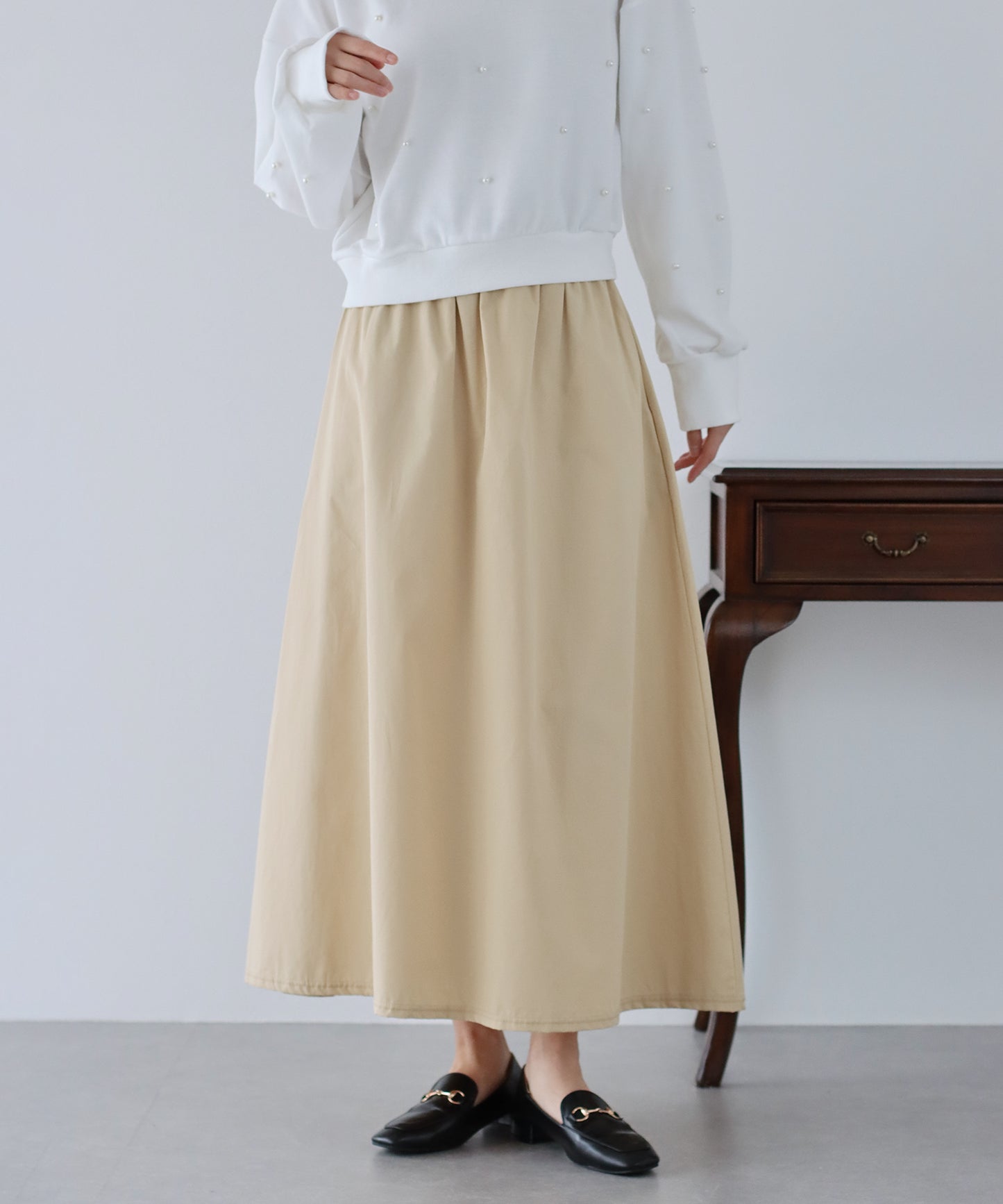 【SALE】コットンロングスカート