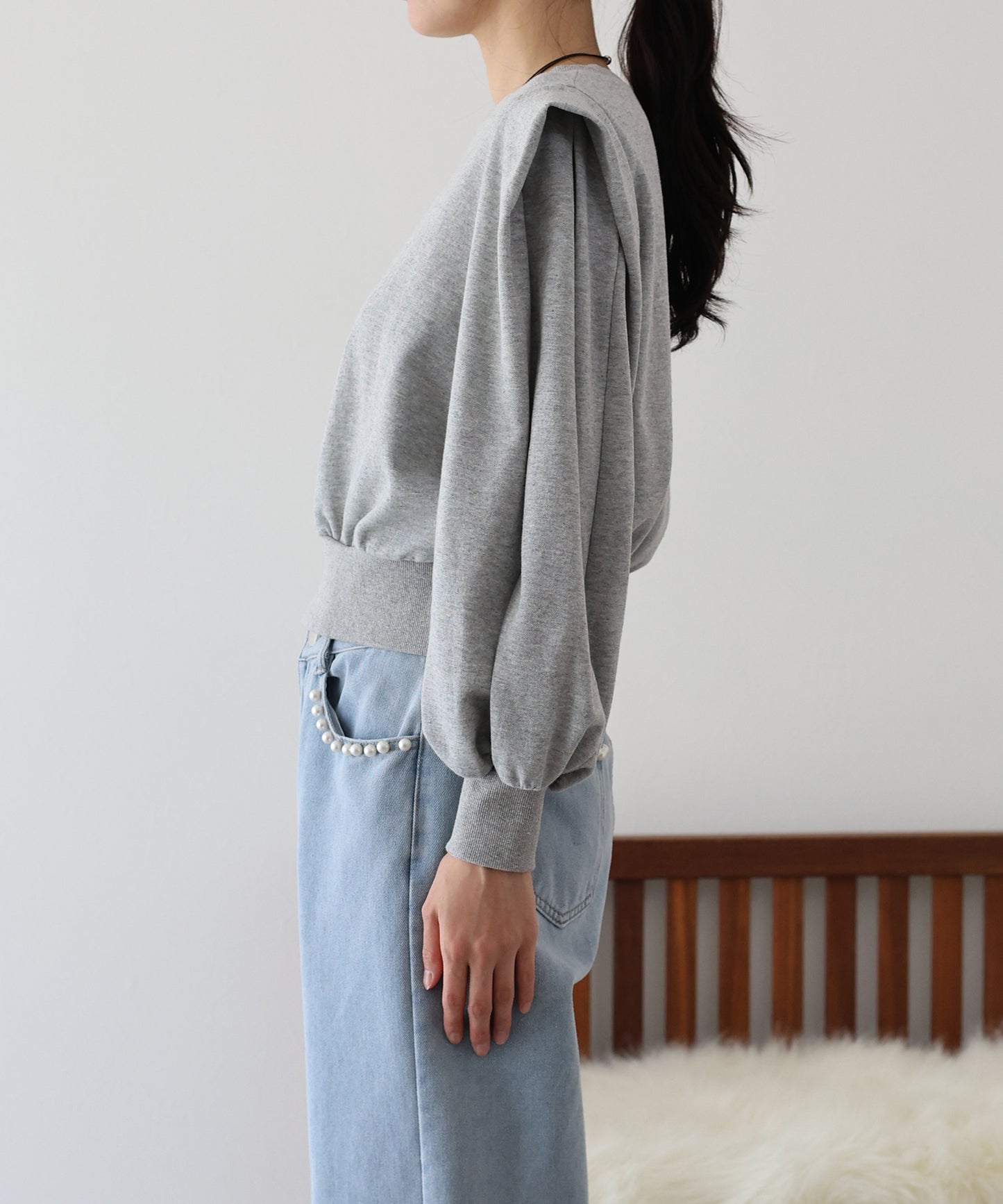 【TIME SALE】変形ショルダースウェット