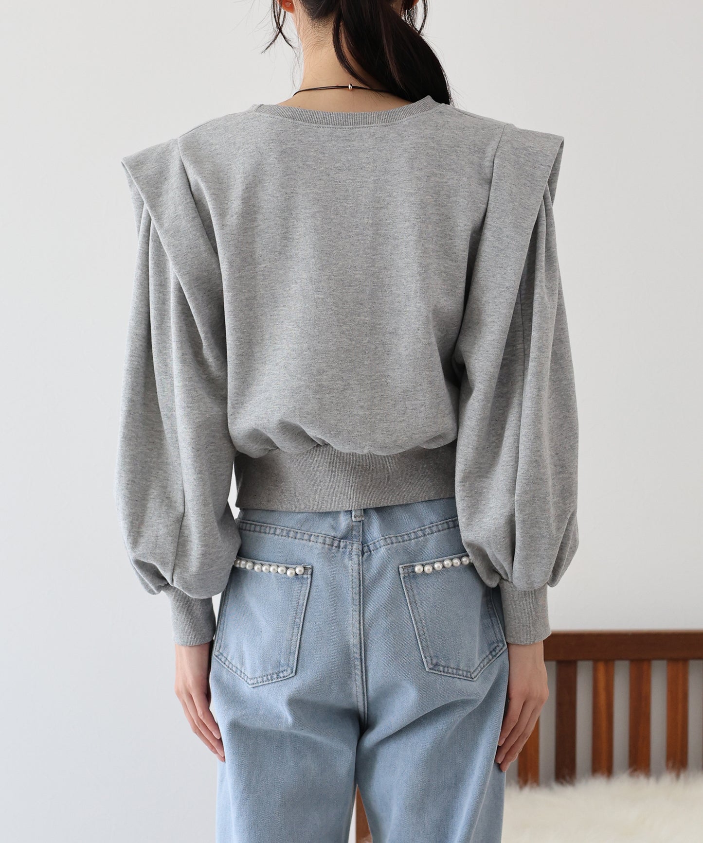 【TIME SALE】変形ショルダースウェット