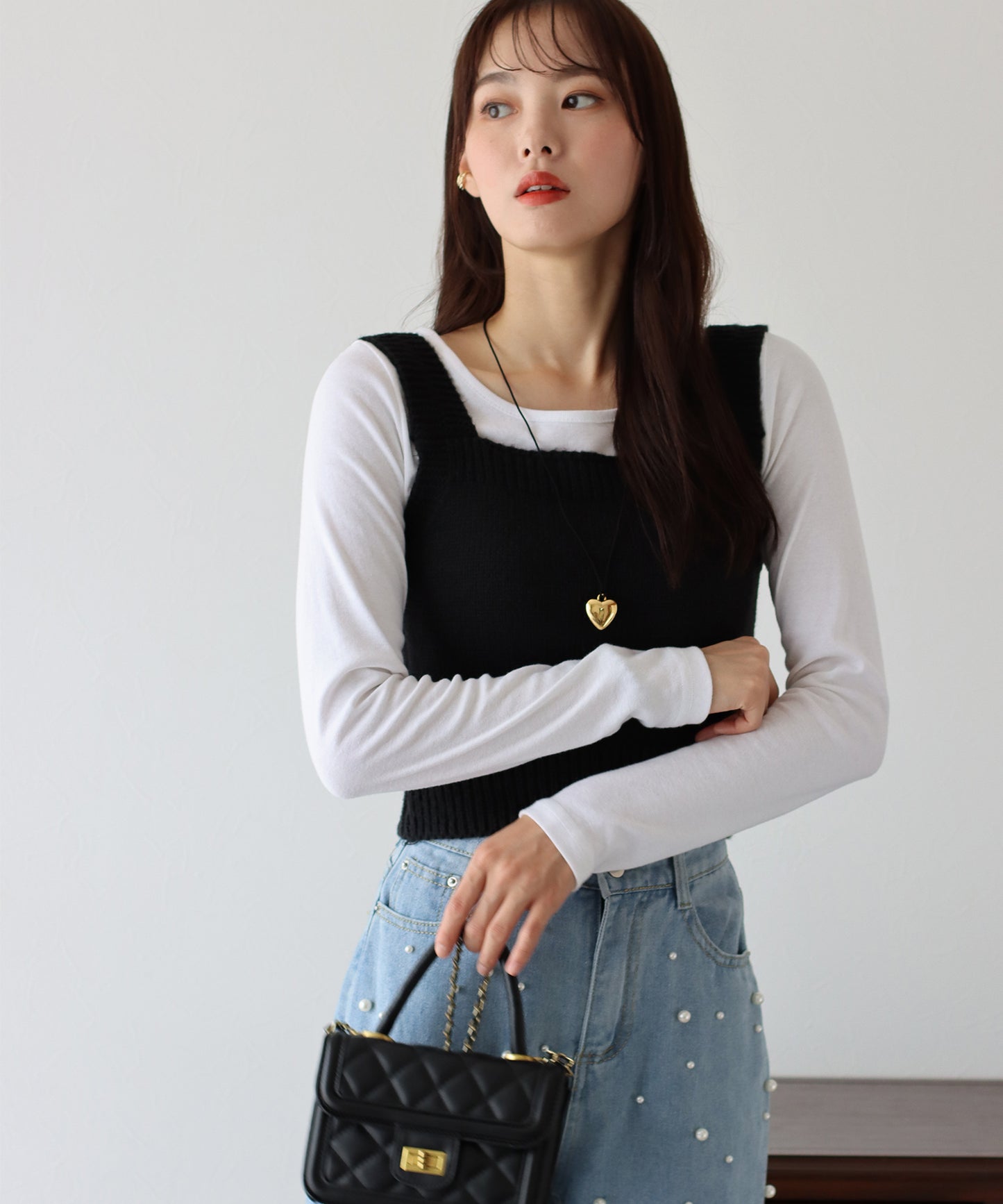 【TIME SALE】ニットビスチェ