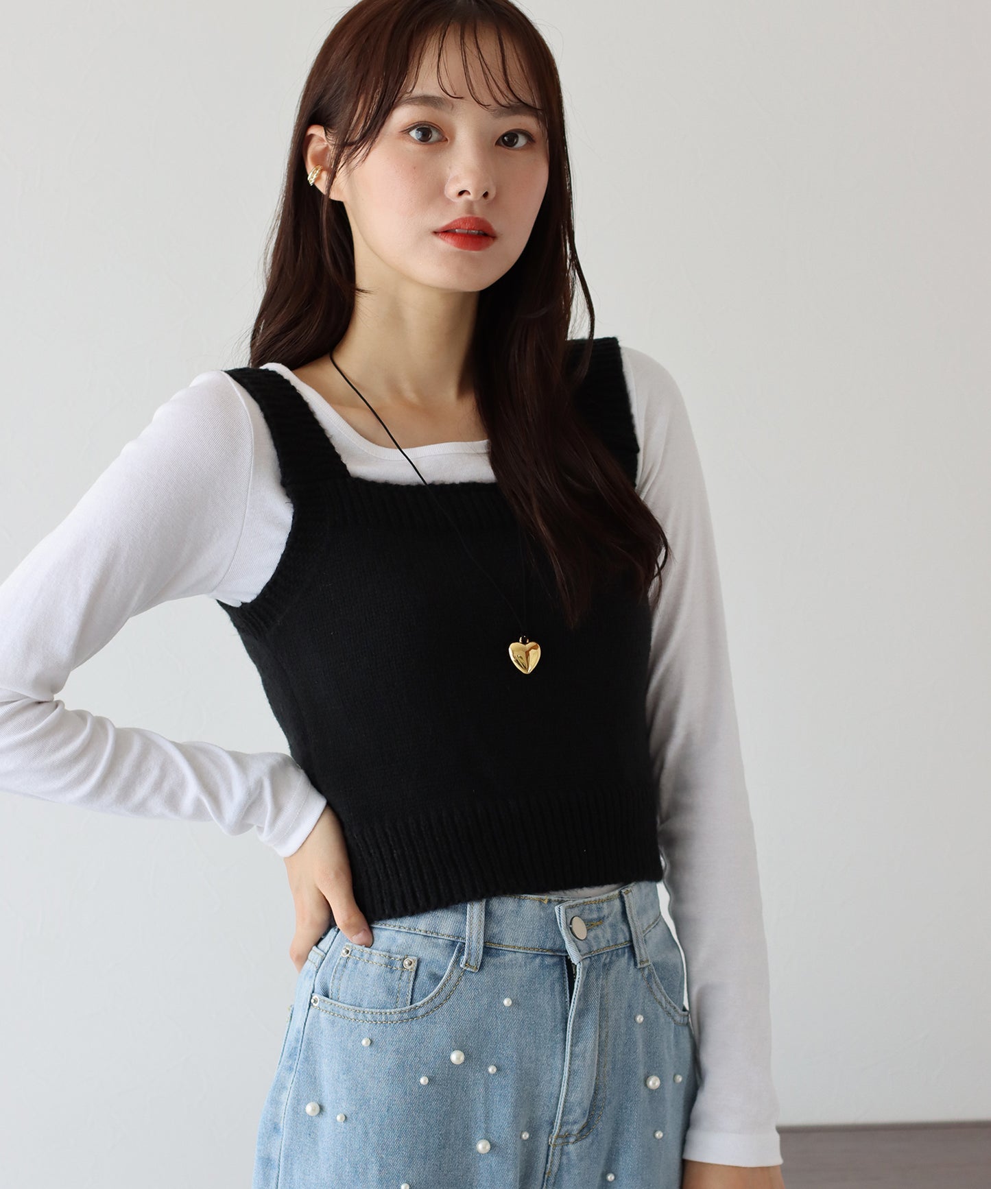 【TIME SALE】ニットビスチェ