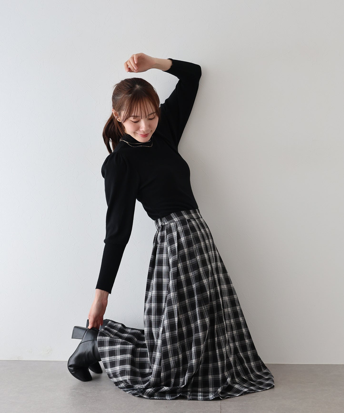 【早割5%OFF】ロングプリーツスカート