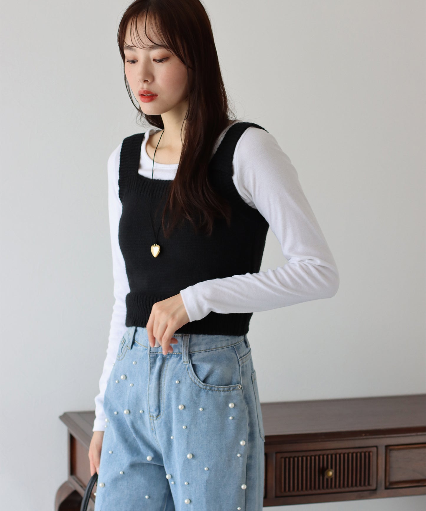 【TIME SALE】ニットビスチェ