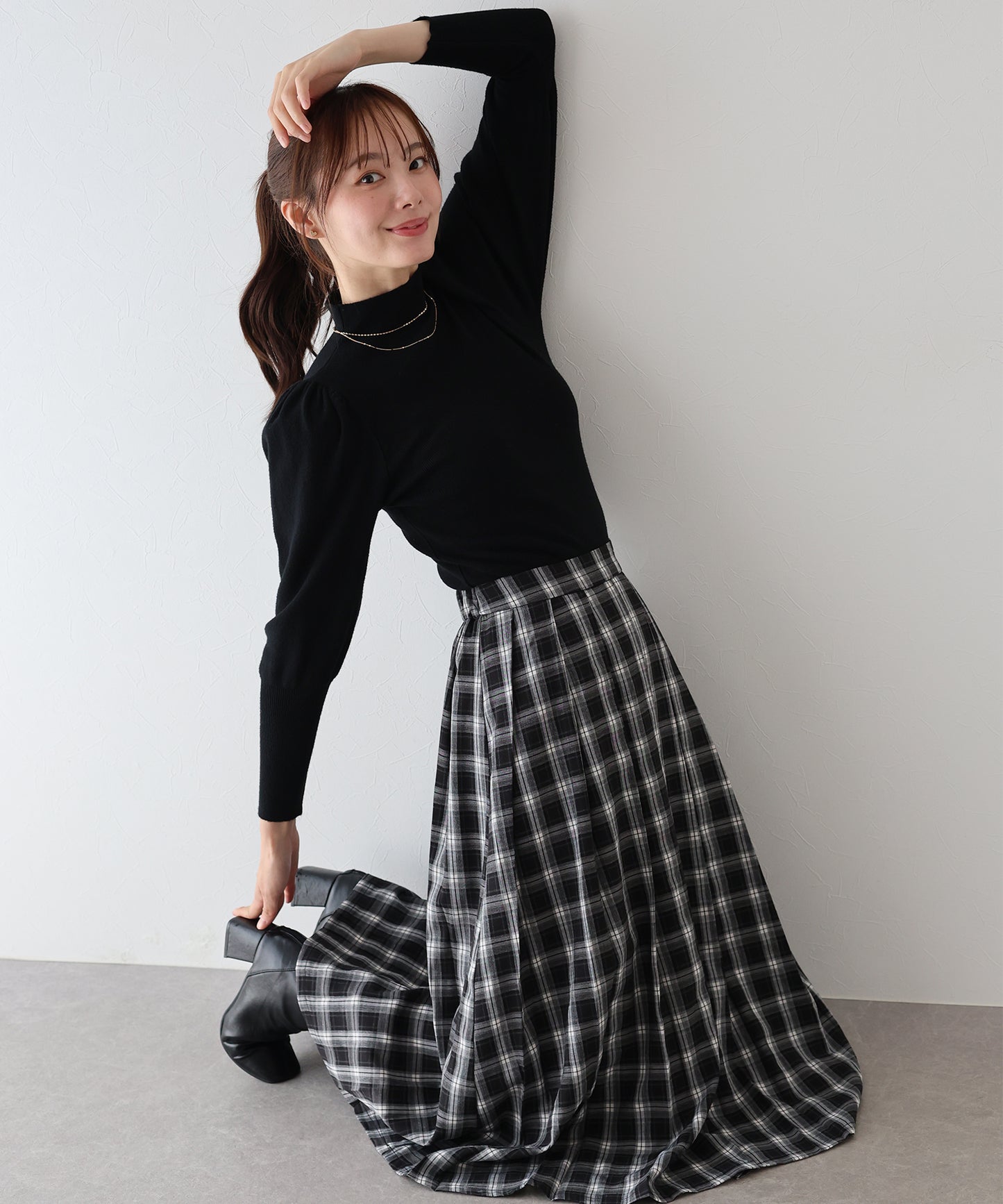 【早割5%OFF】ロングプリーツスカート