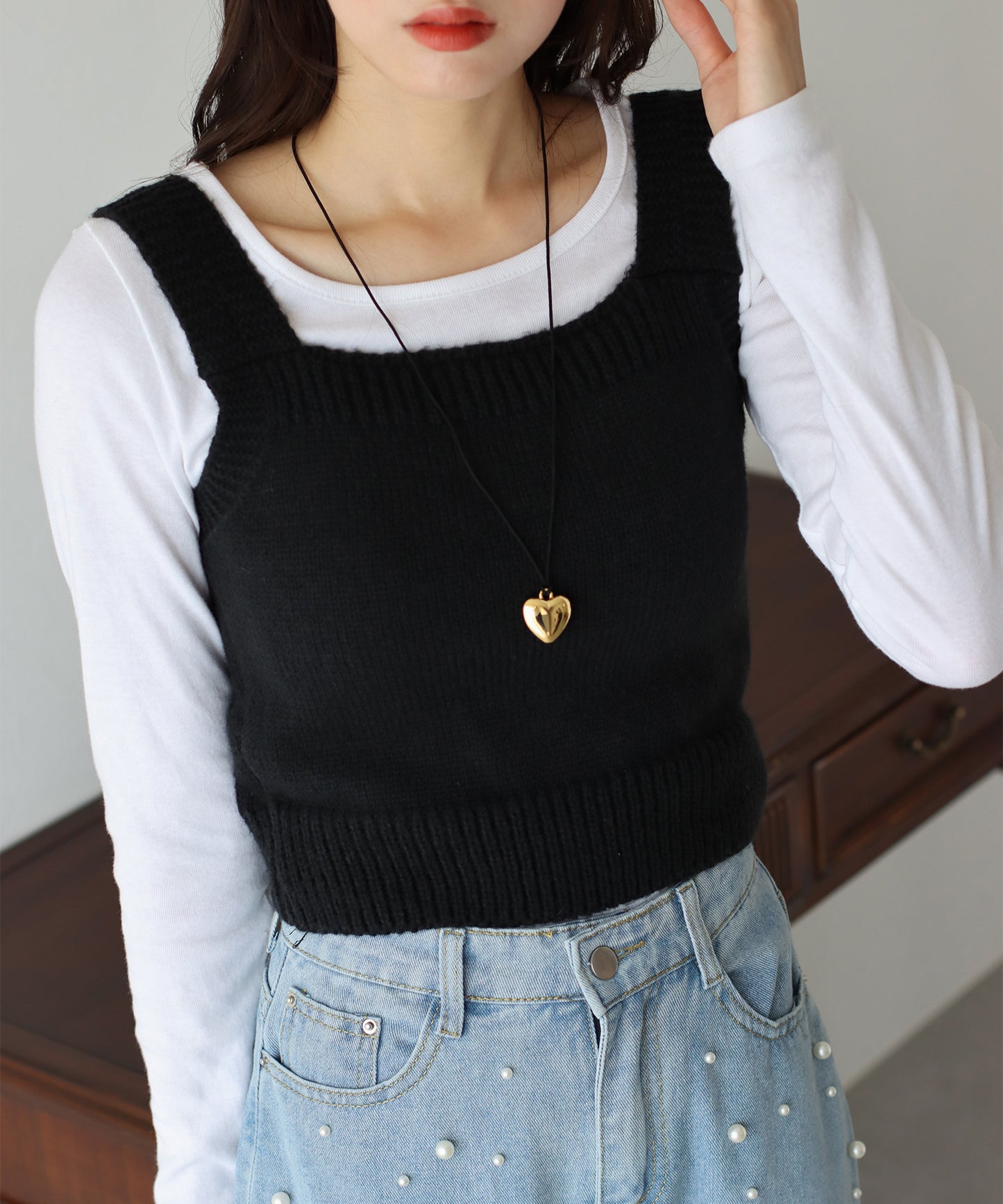 【TIME SALE】ニットビスチェ