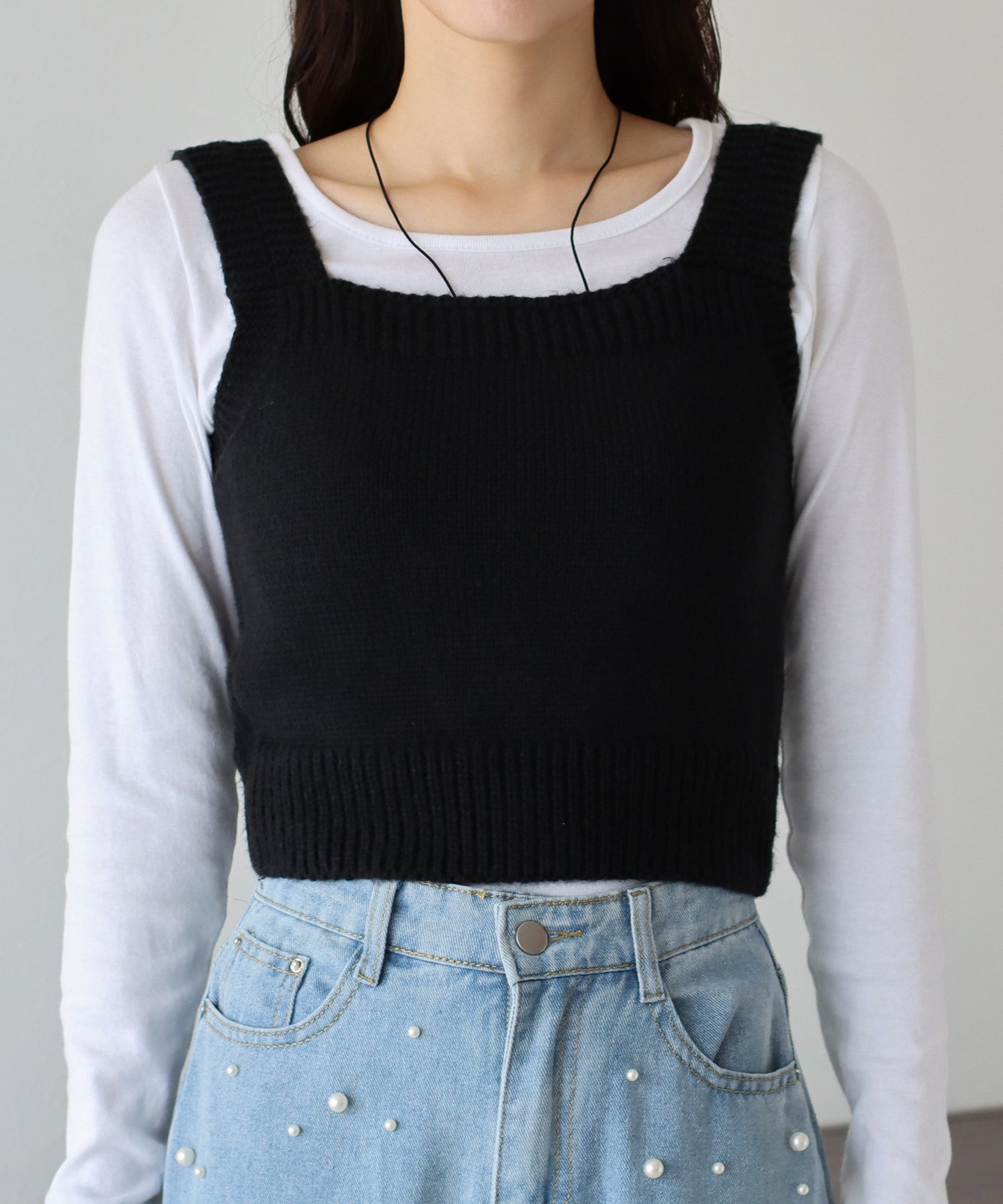 【TIME SALE】ニットビスチェ