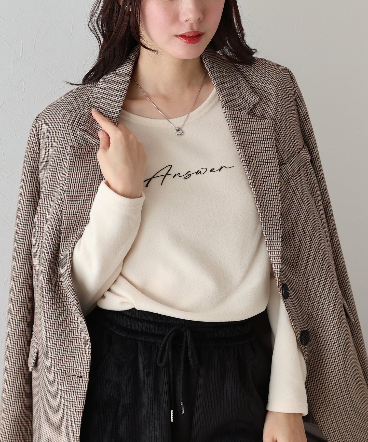 【TIME SALE】起毛answerプルオーバー