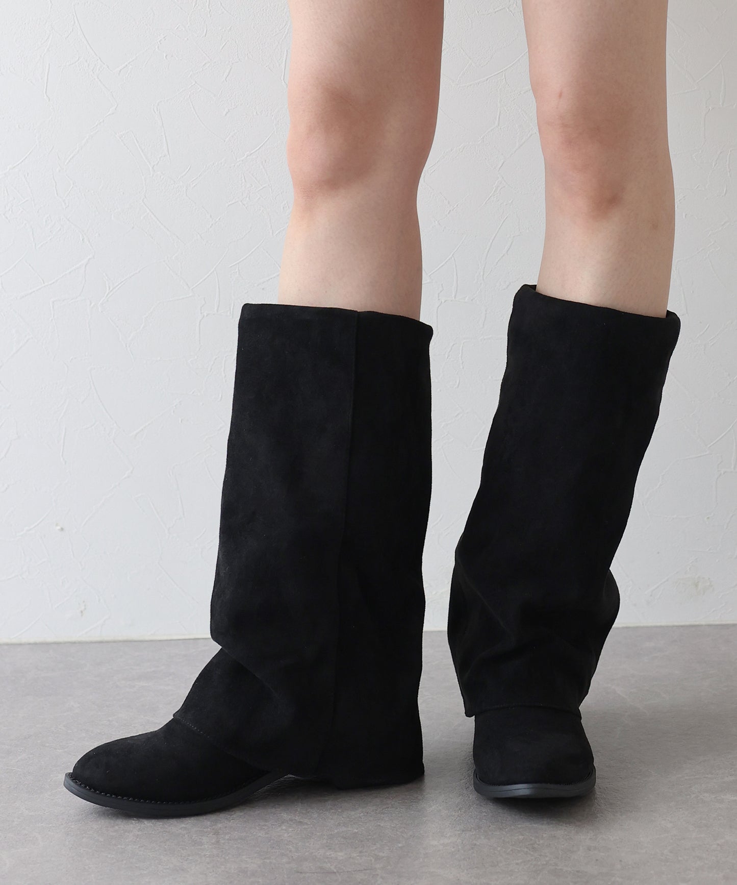 【早割5%OFF】スウェードカバーブーツ